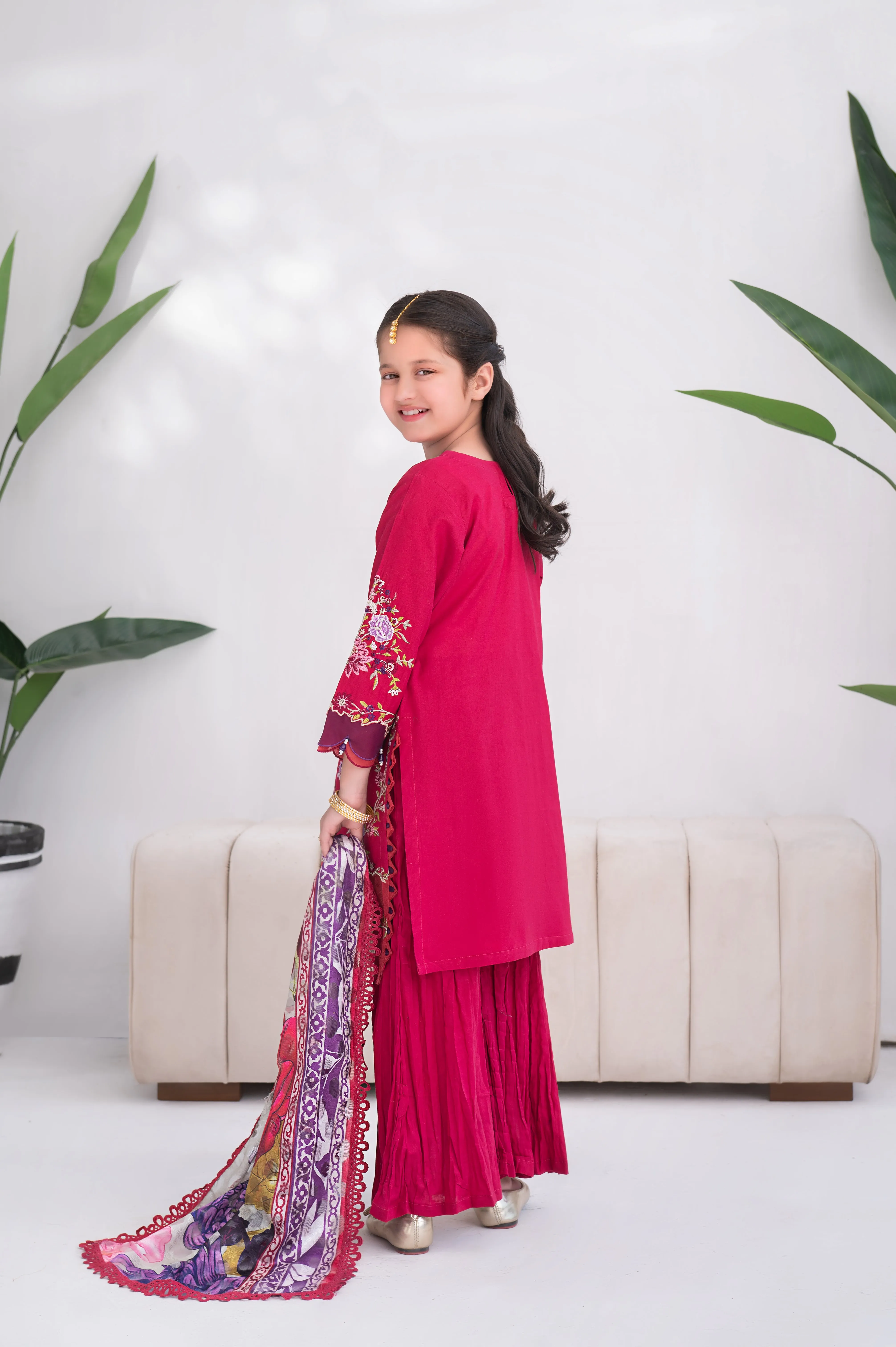 3PC GIRLS LUXURY COTTON SUMMER COLLECTION BY MONA GCCS5