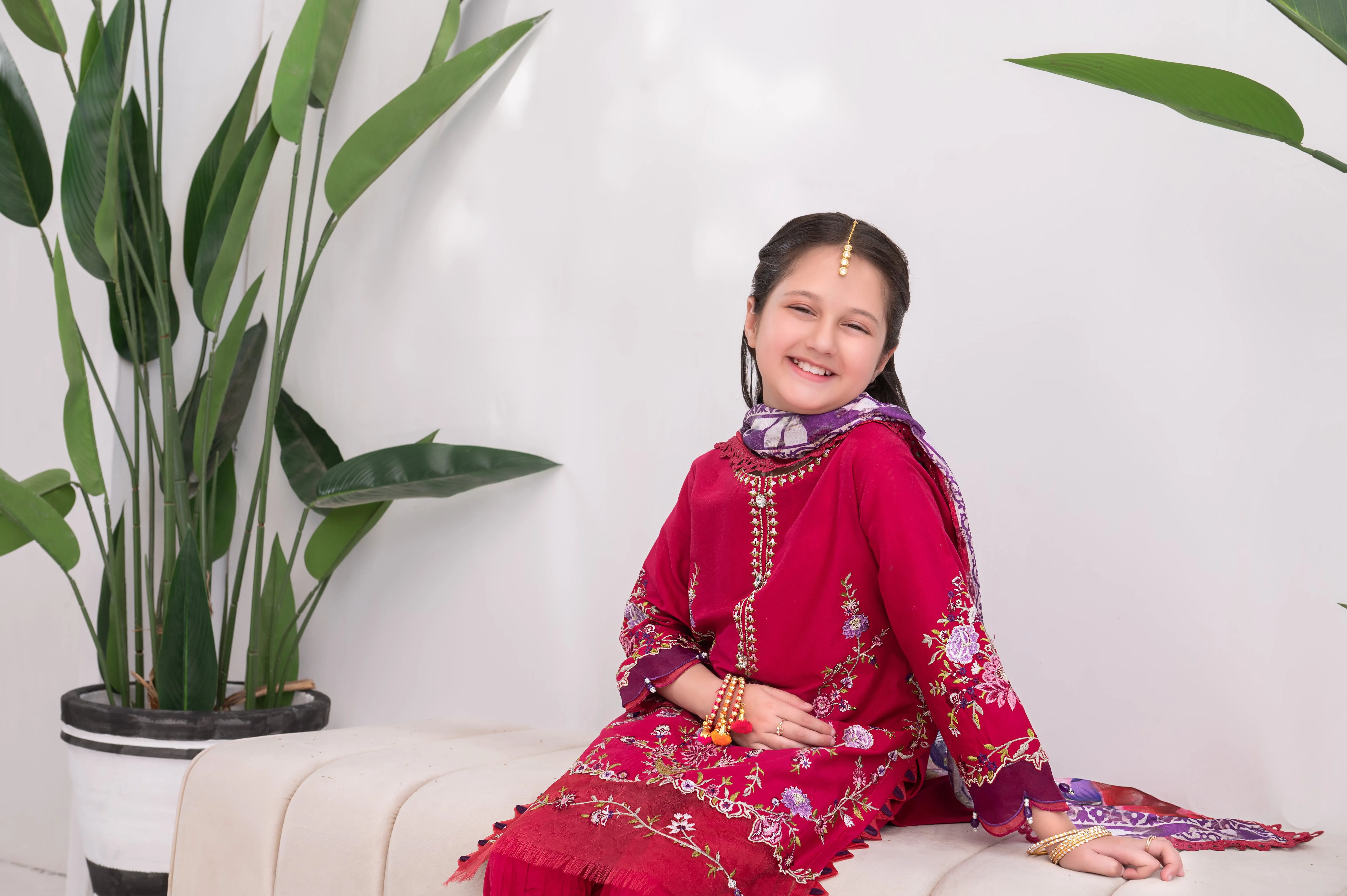 3PC GIRLS LUXURY COTTON SUMMER COLLECTION BY MONA GCCS5