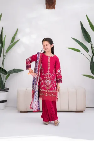3PC GIRLS LUXURY COTTON SUMMER COLLECTION BY MONA GCCS5
