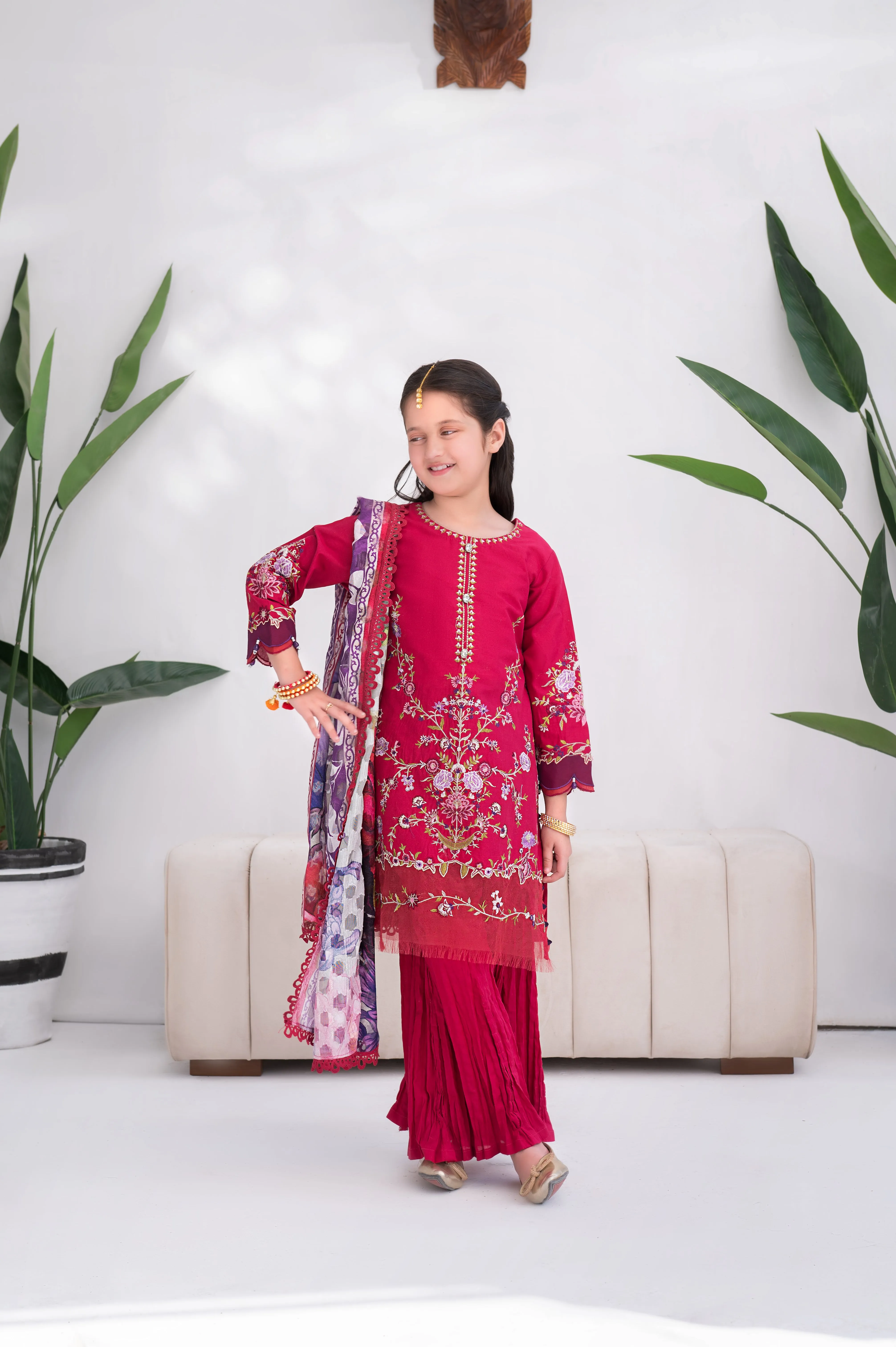 3PC GIRLS LUXURY COTTON SUMMER COLLECTION BY MONA GCCS5