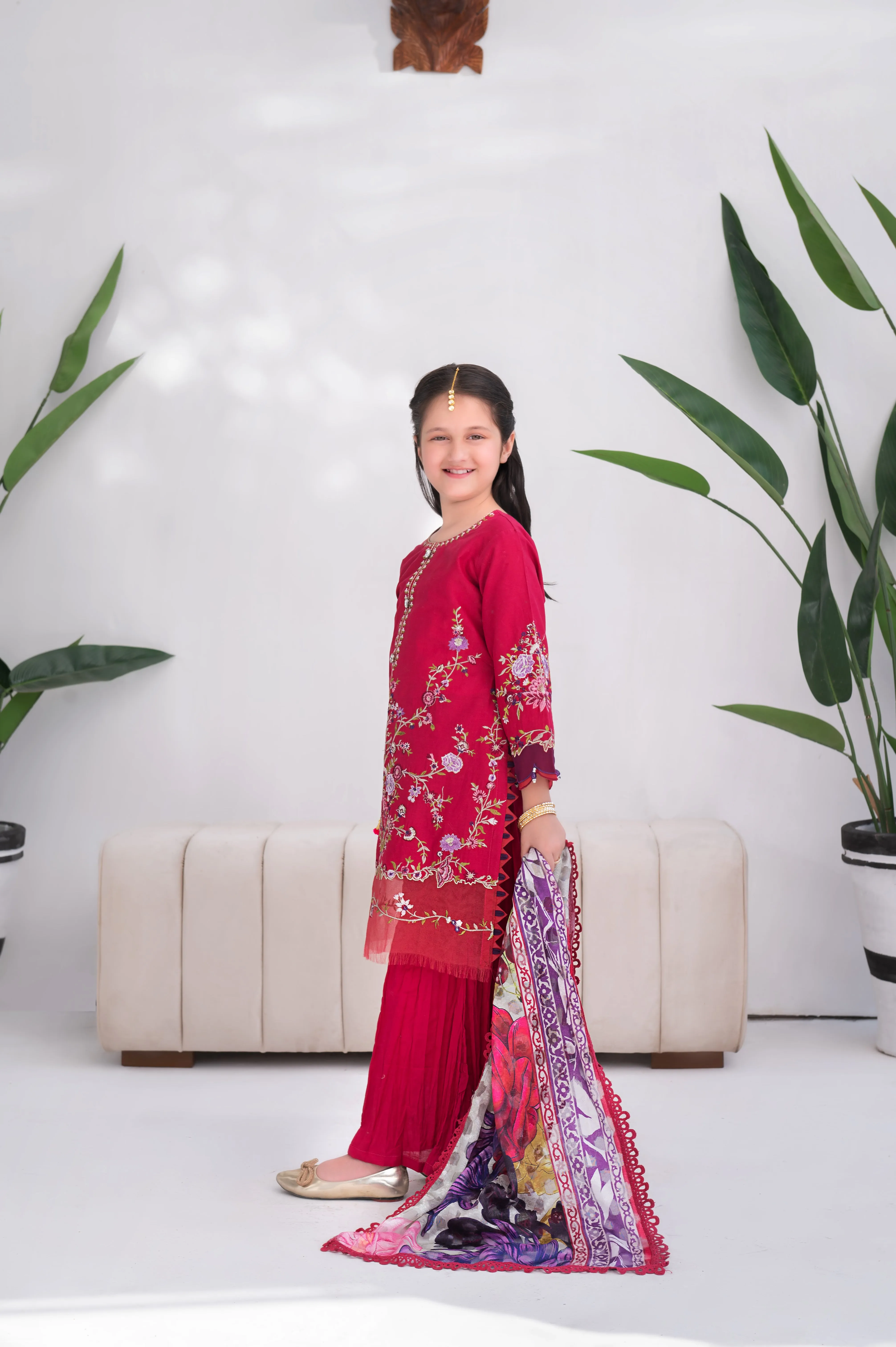 3PC GIRLS LUXURY COTTON SUMMER COLLECTION BY MONA GCCS5