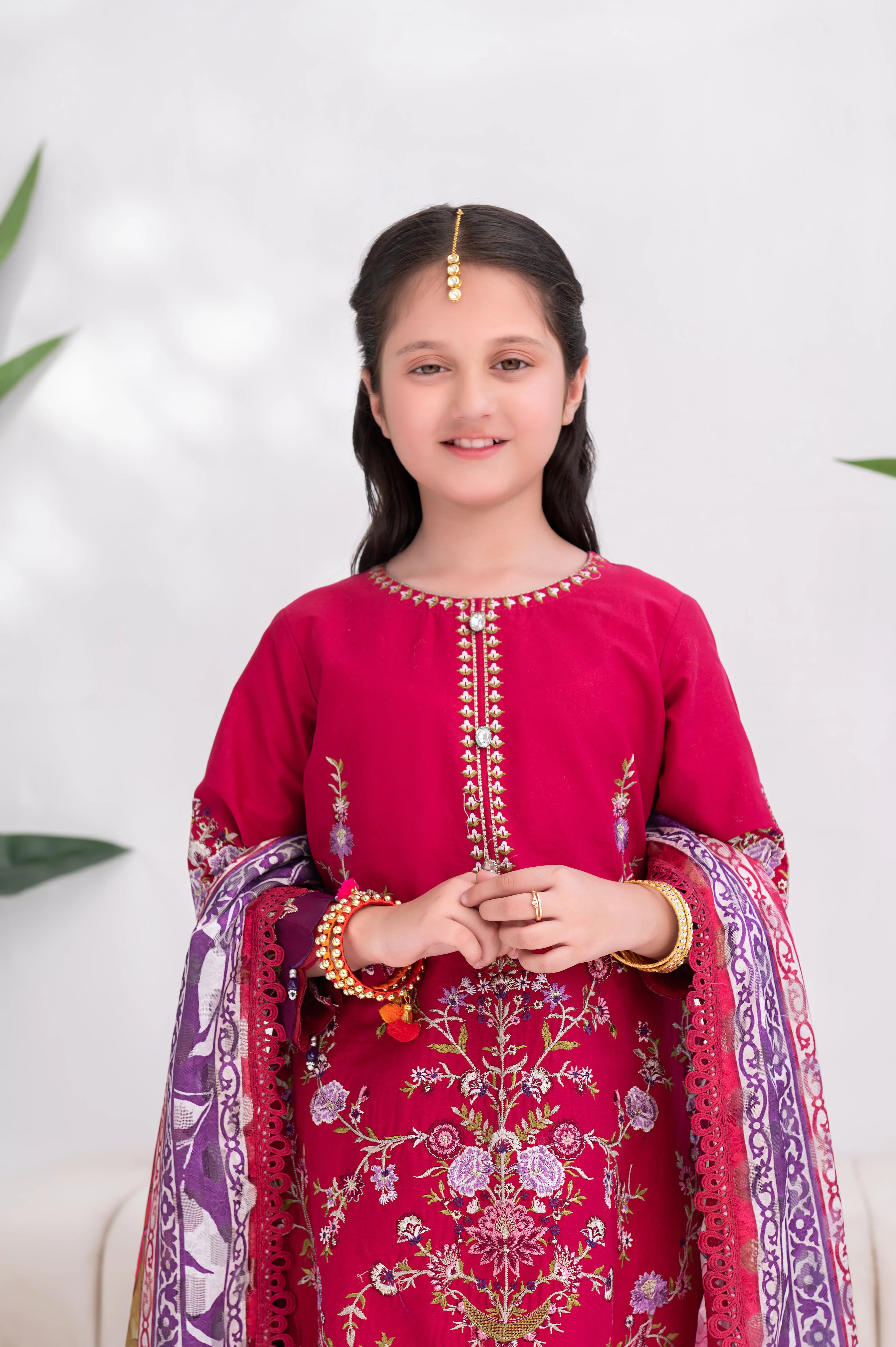 3PC GIRLS LUXURY COTTON SUMMER COLLECTION BY MONA GCCS5