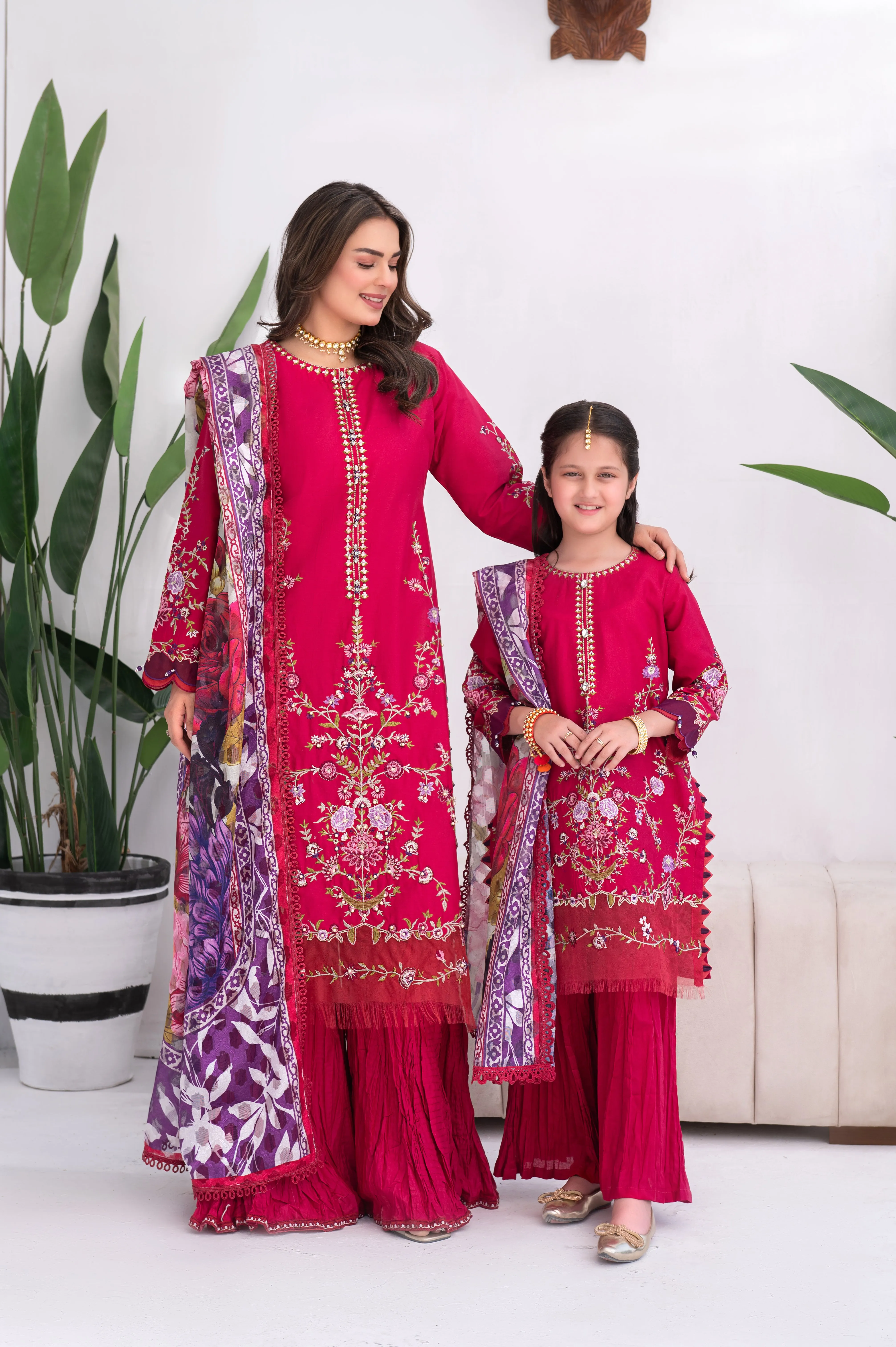 3PC GIRLS LUXURY COTTON SUMMER COLLECTION BY MONA GCCS5