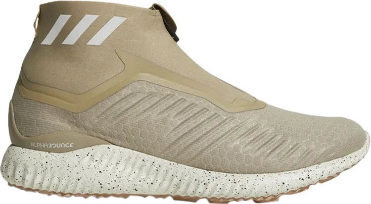 Adidas Alphabounce Zip 'Light Brown' Sneakers, Tan