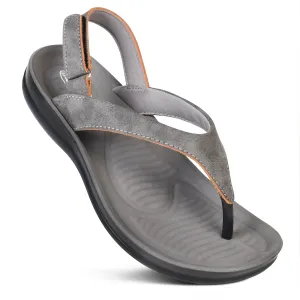 Aerothotic Verra Soft Toe Post Comfortable Velcro Backstrap Women’s Sandals - L1329