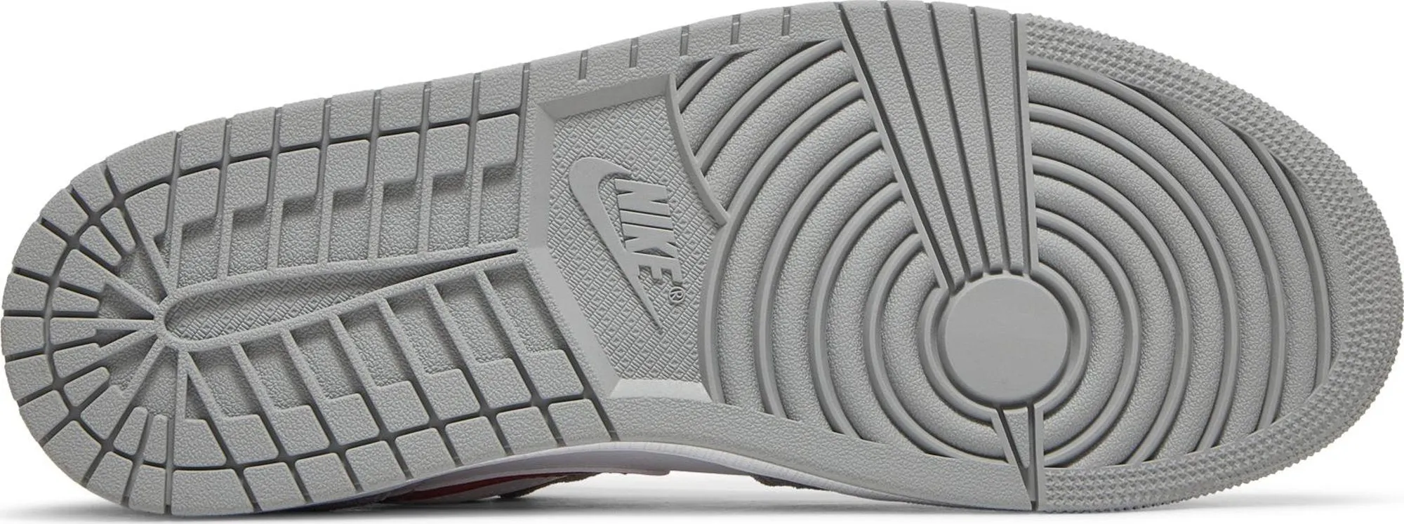 Air Jordan 1 Low 'Light Smoke Grey Gym Red'