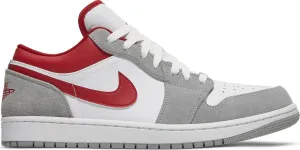 Air Jordan 1 Low 'Light Smoke Grey Gym Red'