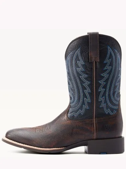 Ariat Men’s Cowboy Boots 11" Sport Country Wide Square Toe Horseman Heel 10044562