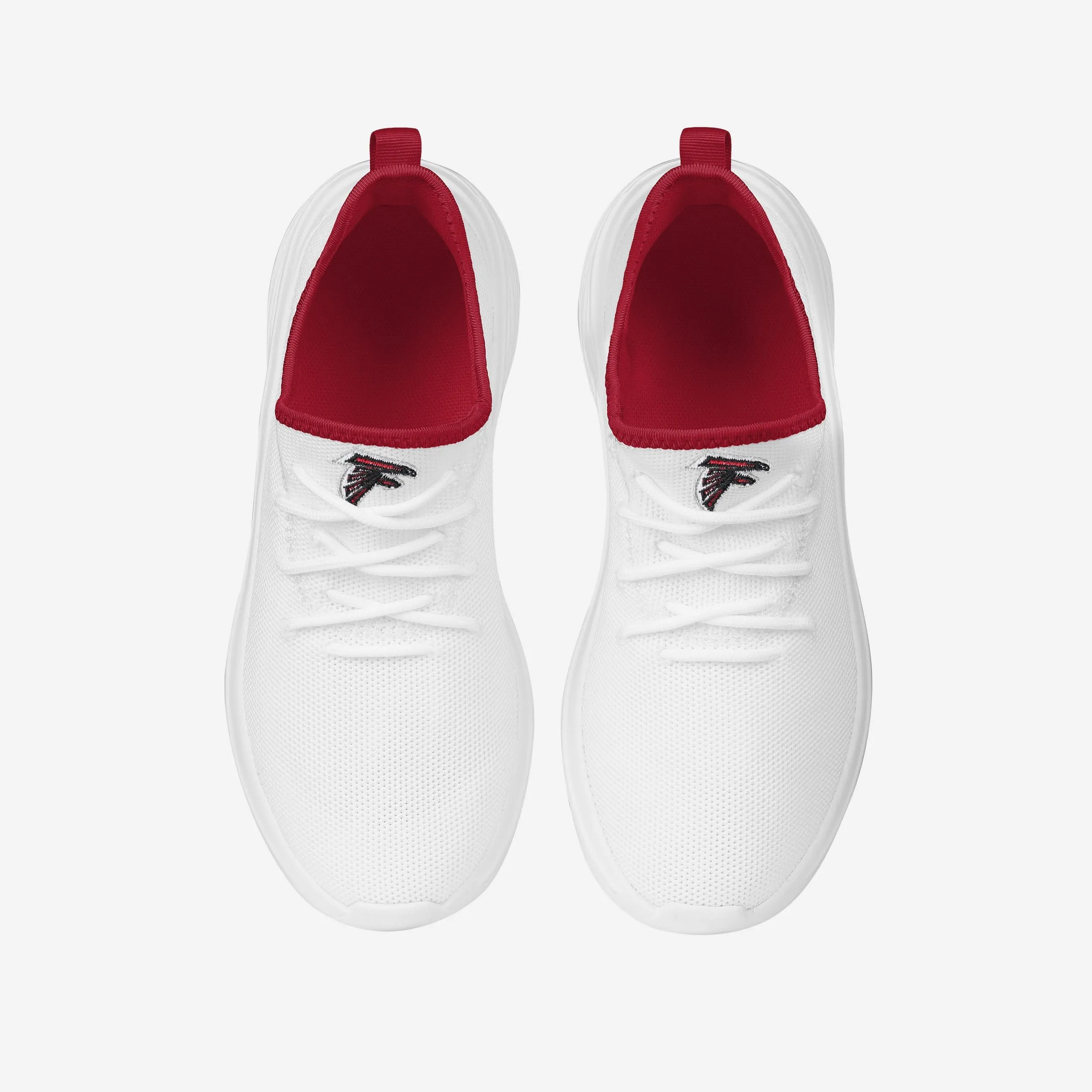 Atlanta Falcons Womens Midsole White Sneakers