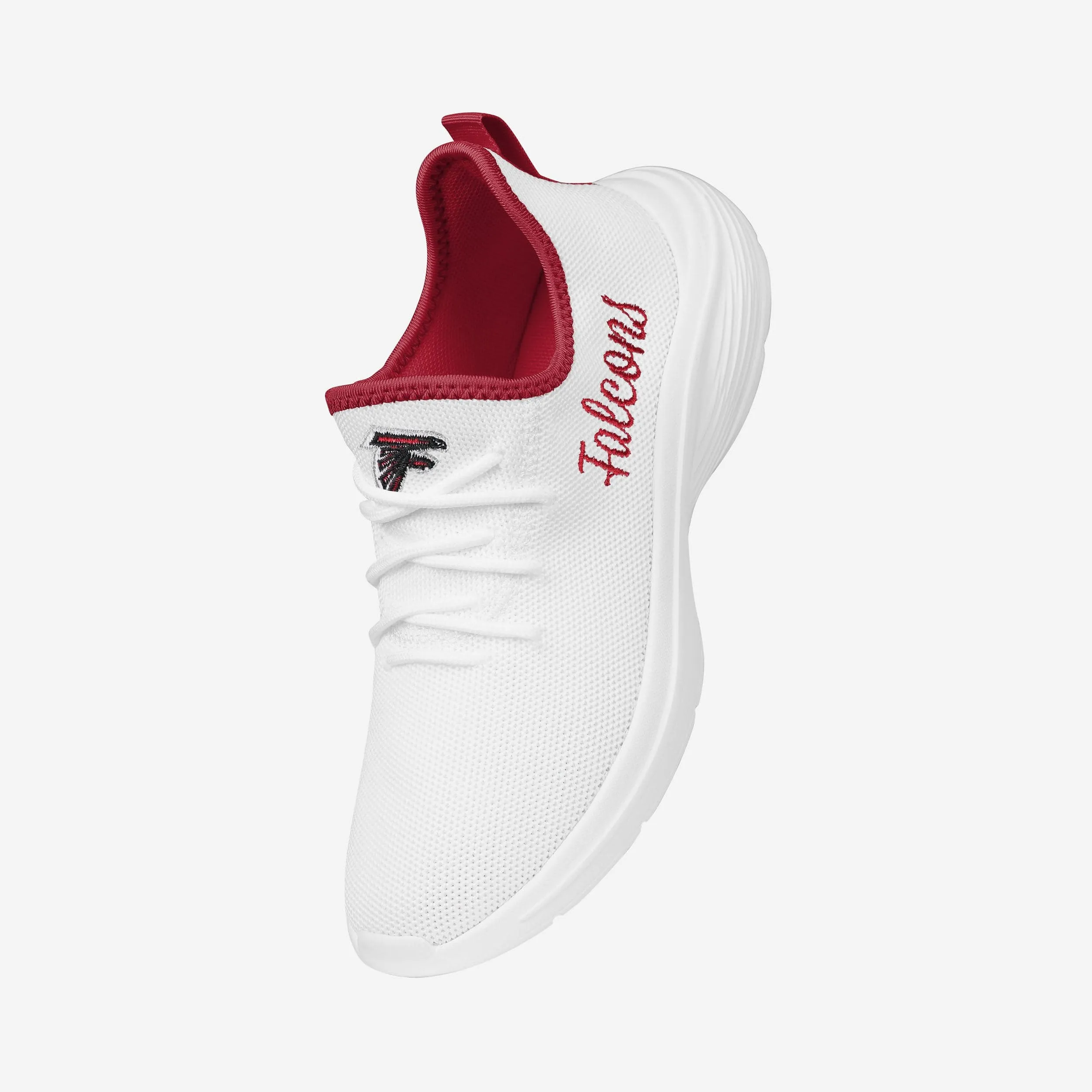 Atlanta Falcons Womens Midsole White Sneakers