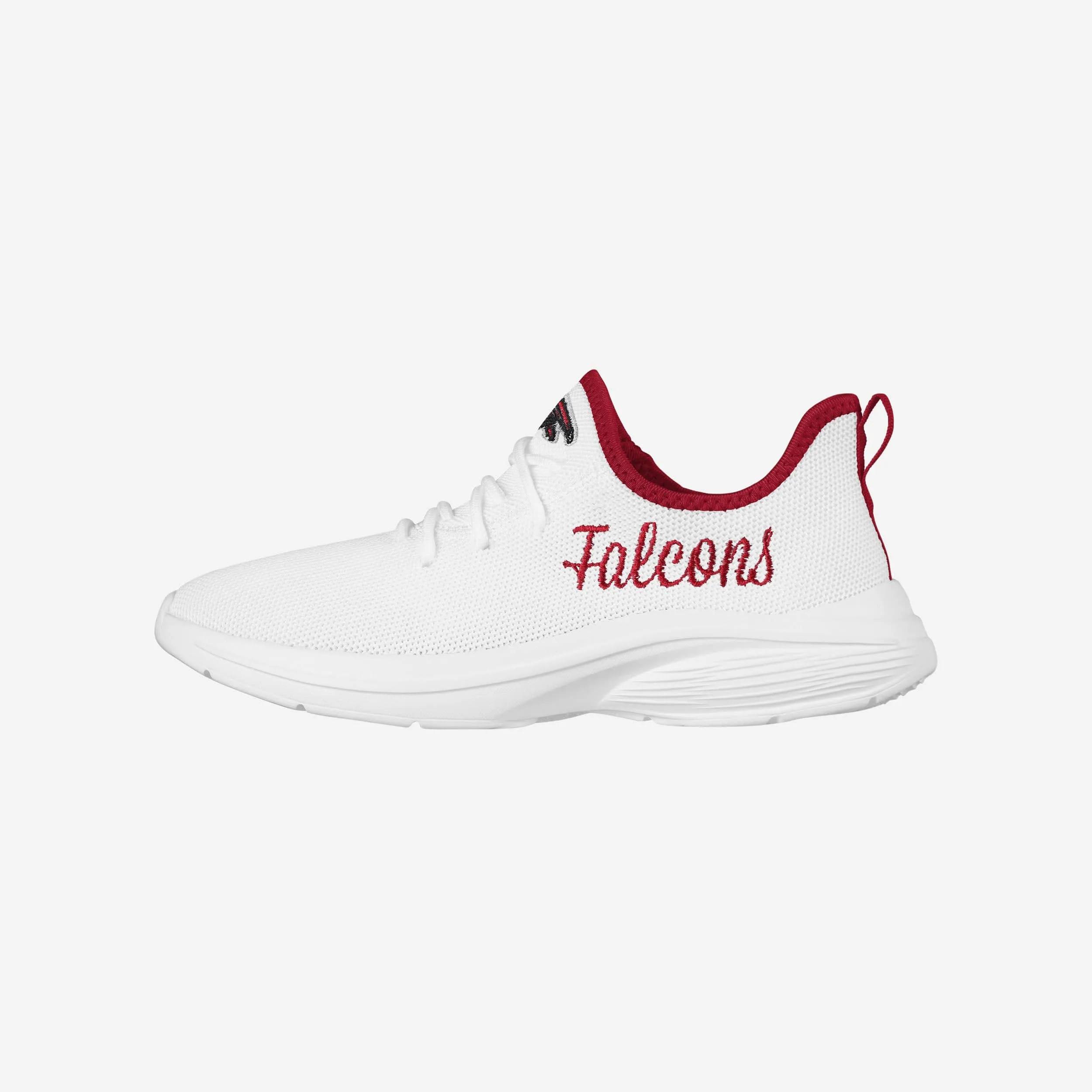 Atlanta Falcons Womens Midsole White Sneakers