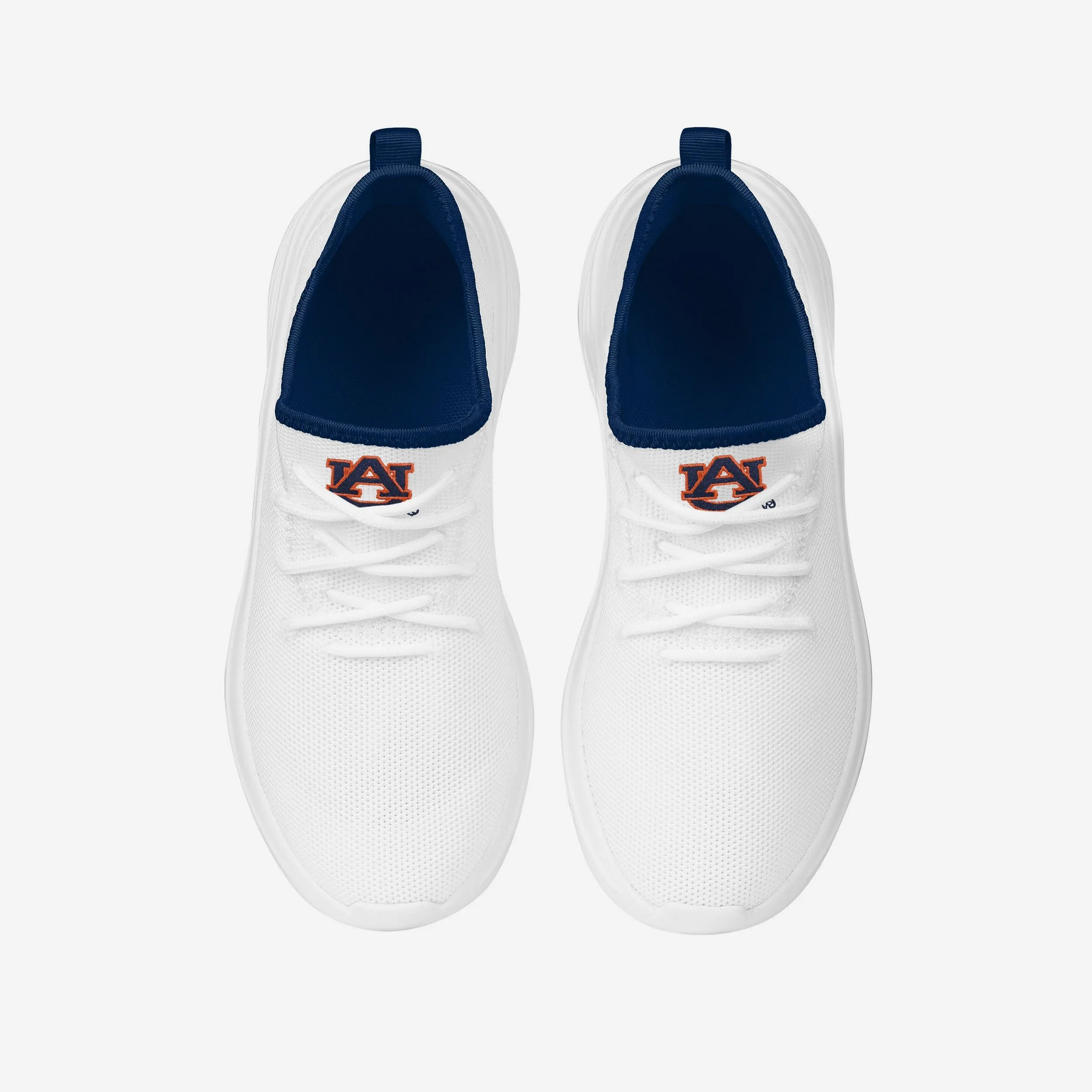 Auburn Tigers Womens Midsole White Sneaker