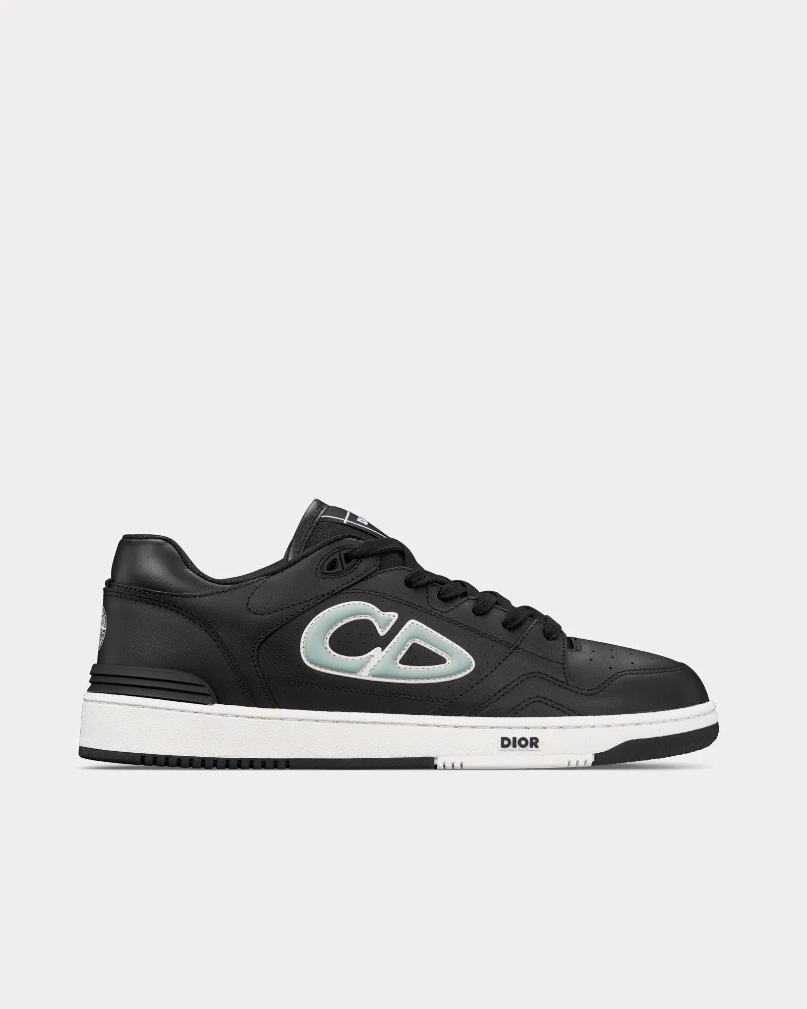 B57 Limited & Numbered Edition Black and Light Green Smooth Calfskin Low Top Sneakers