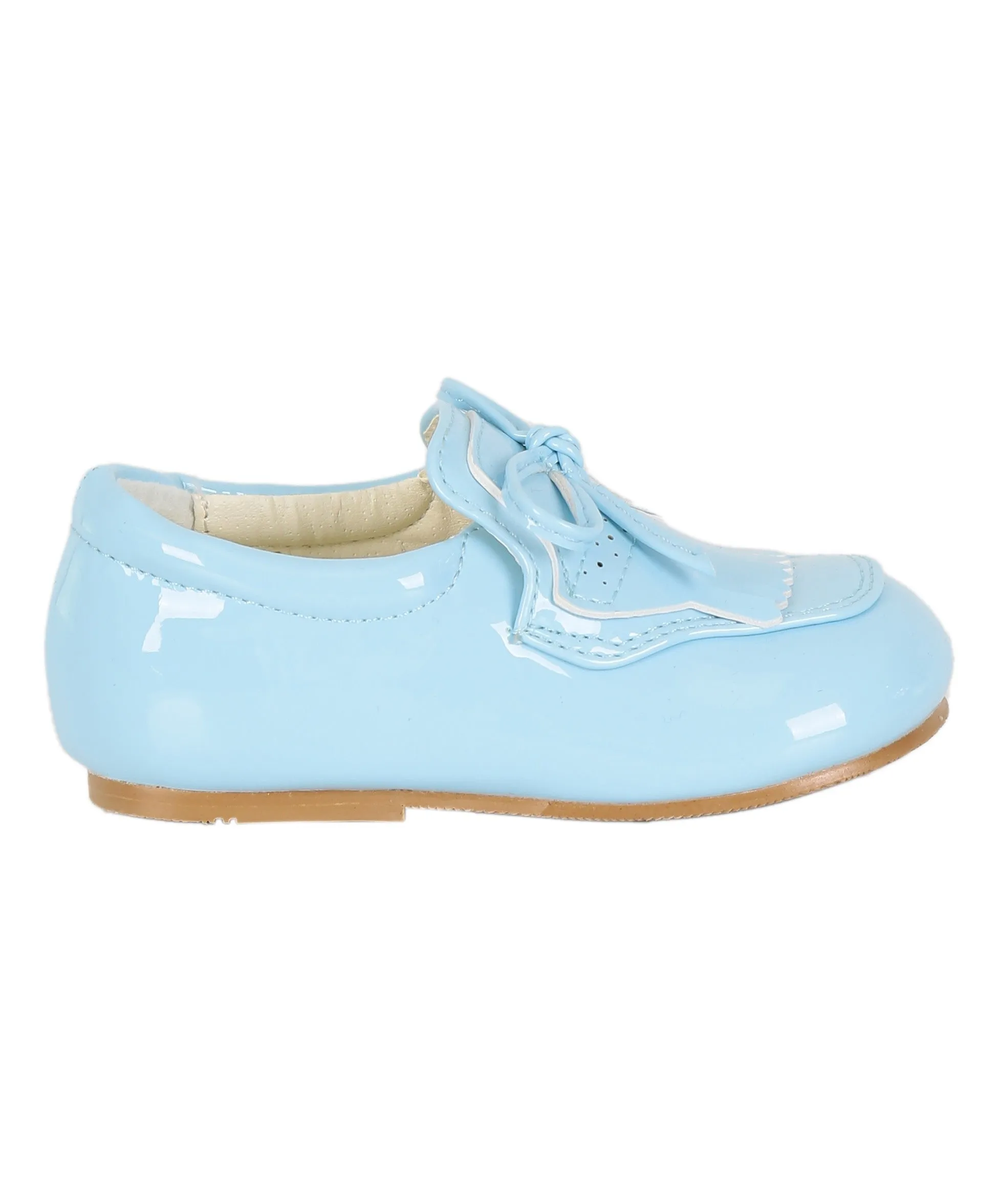 Baby Boys Pre- walker Patent Loafer - ADAM - Blue
