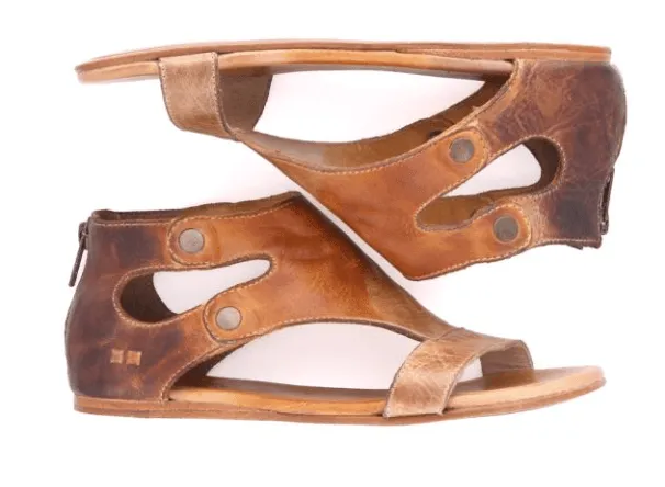 Bed Stu Women's Soto Cafe Latte TD Leather Sandal F373012