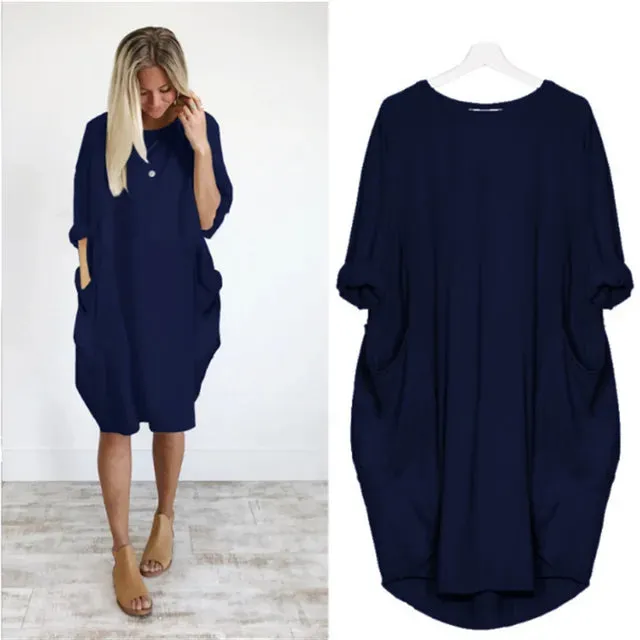 Bianca | Comfortable loose-fitting dress