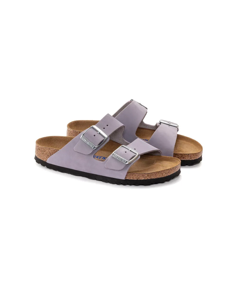 BIRKENSTOCK ARIZONA SOFT BEDDING IN PURPLE