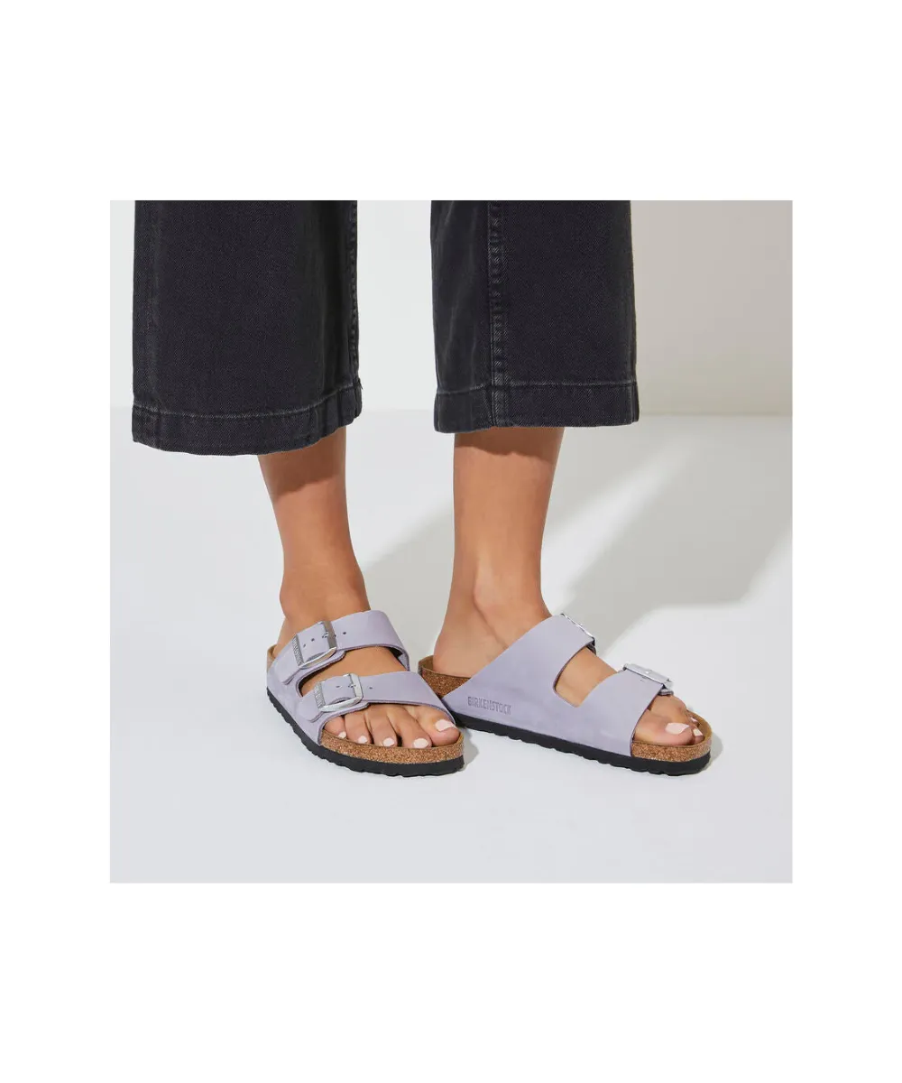 BIRKENSTOCK ARIZONA SOFT BEDDING IN PURPLE