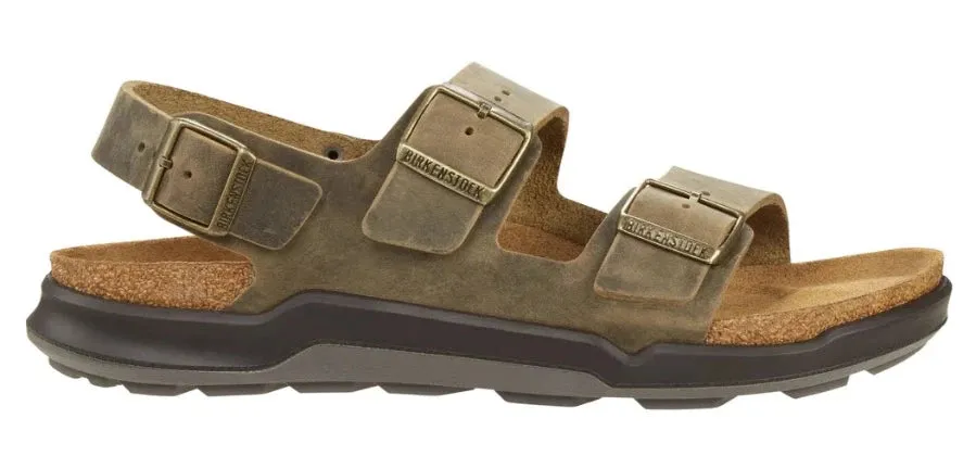 BIRKENSTOCK Milano Cross Town Khaki Waxy Leather