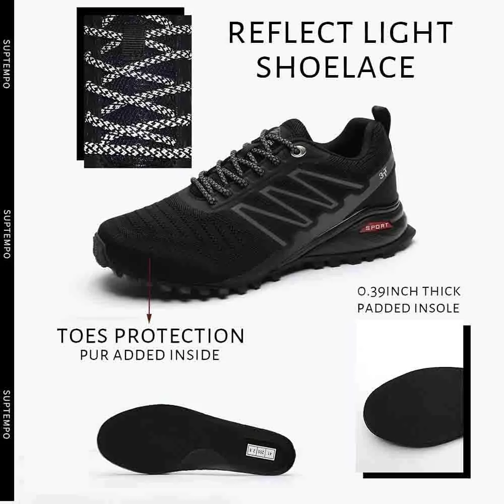 Bitiger Men's Trail Running Waterproof: Lightweight Outdoor Sneakers for Backpacking Trips