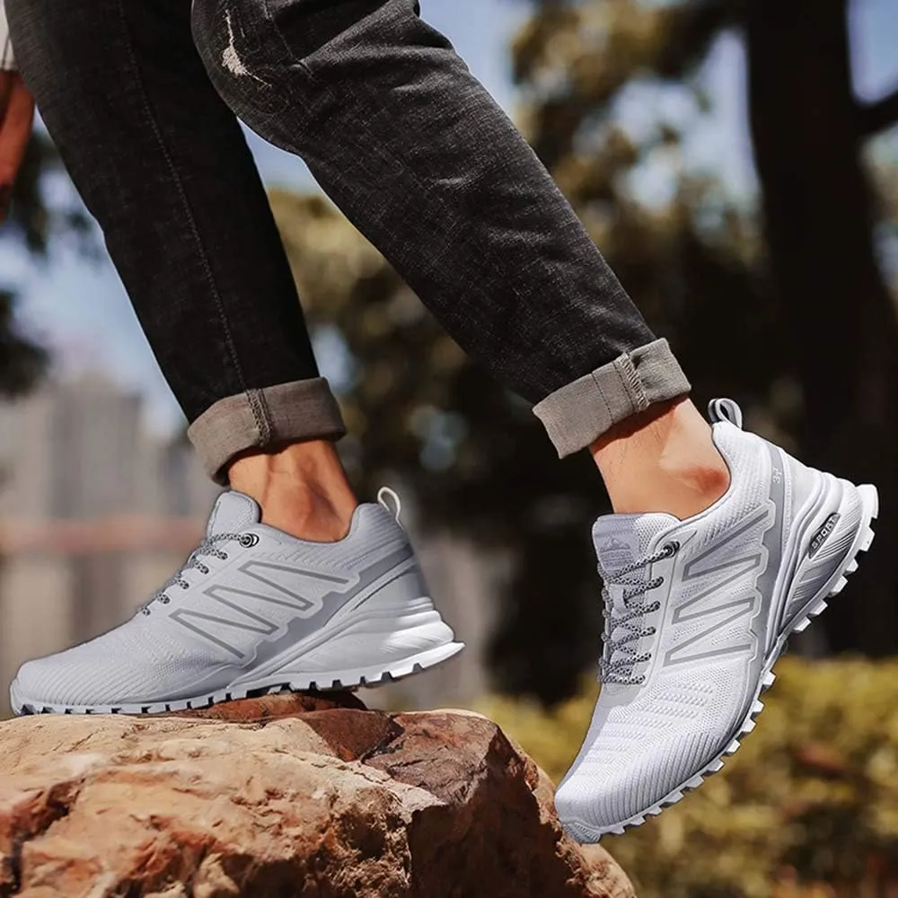 Bitiger Men's Trail Running Waterproof: Lightweight Outdoor Sneakers for Backpacking Trips
