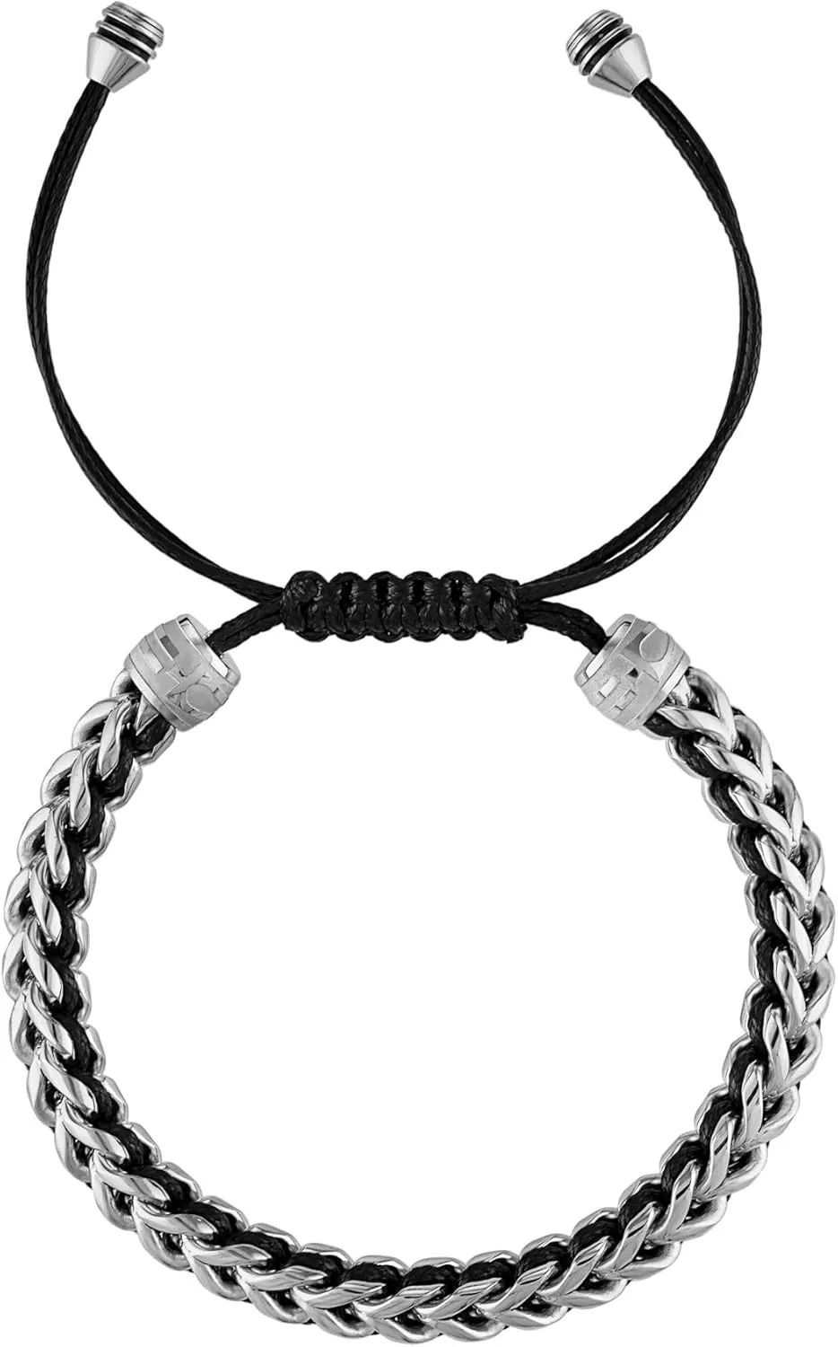 Bulova Men's Jewelry Classic Polished Stainless Steel Link Braided