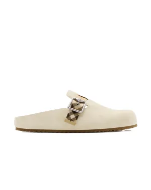 Burberry Suede Urchin Clogs