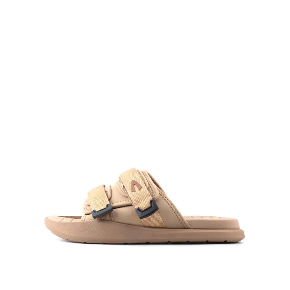 C by camel active Microfiber Strap Slip On Sandals Men Khaki ARDIE-892404-YK2SVC-6