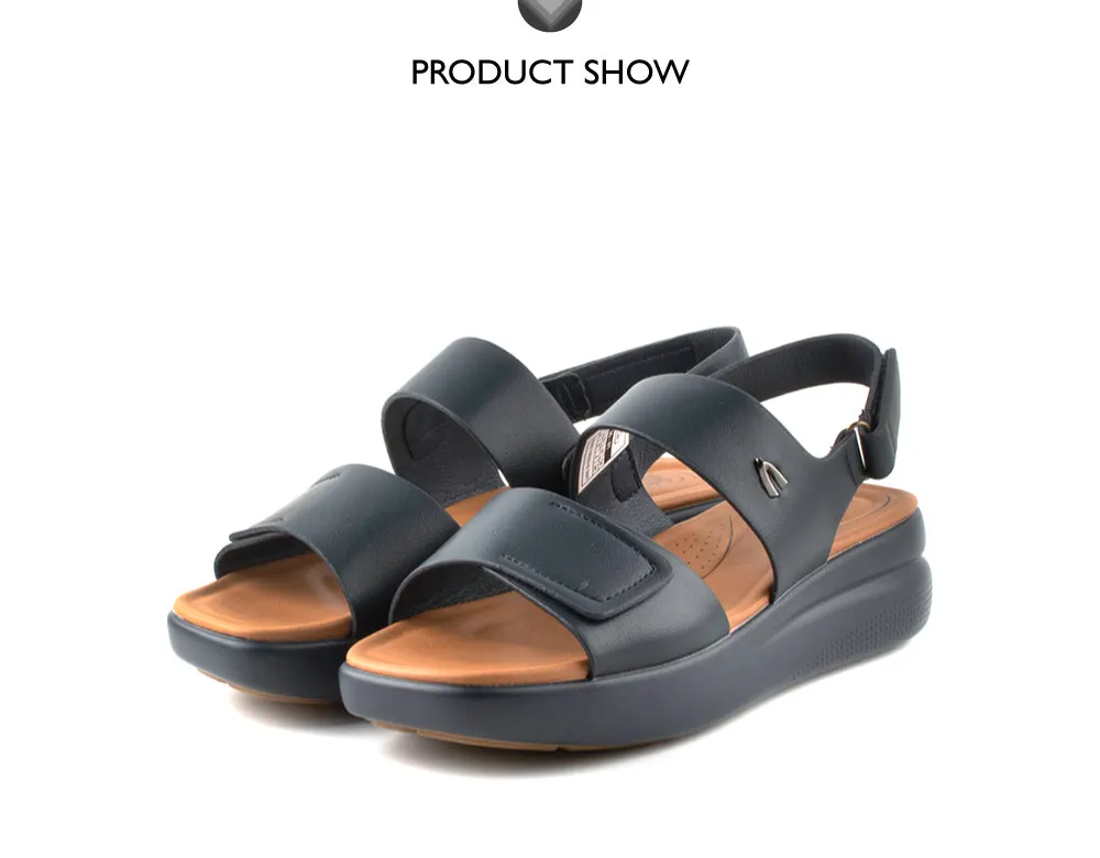 camel active Ladies Victoria Velcro-Strap Sandals -782401-YR02SV-43-NAVY