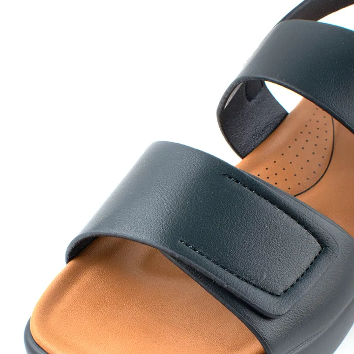 camel active Ladies Victoria Velcro-Strap Sandals -782401-YR02SV-43-NAVY