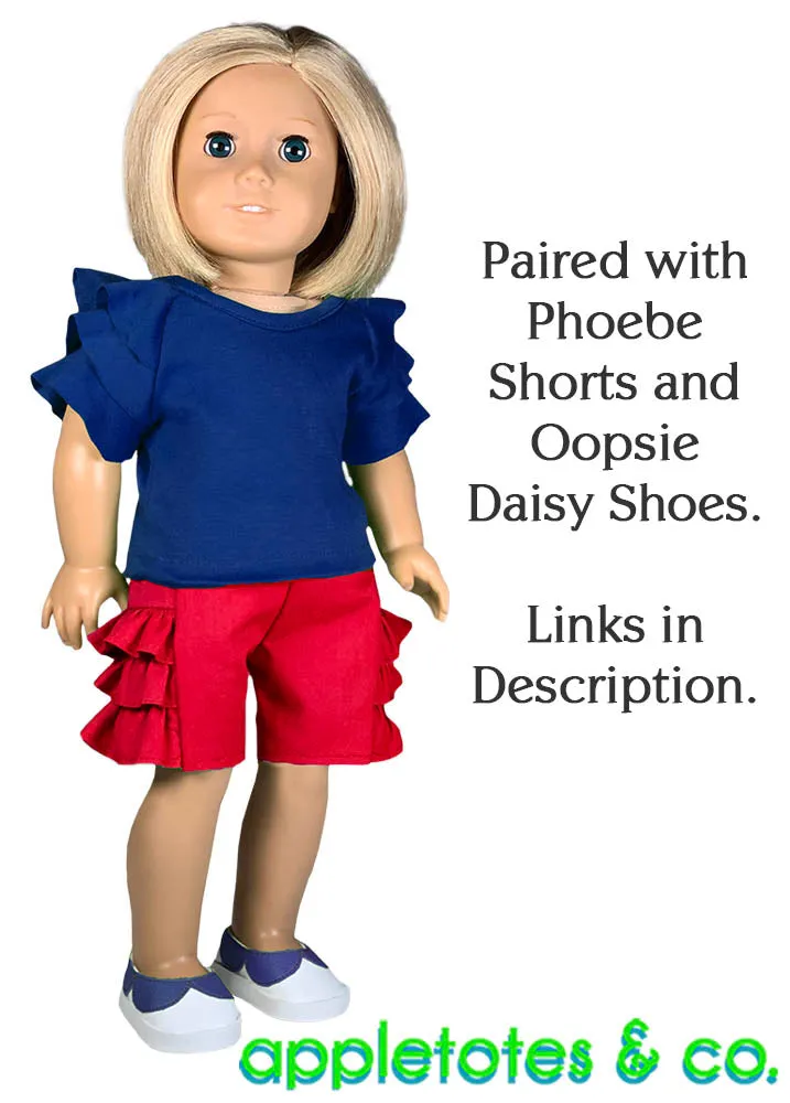 Carly Shirt 18 Inch Doll Sewing Pattern