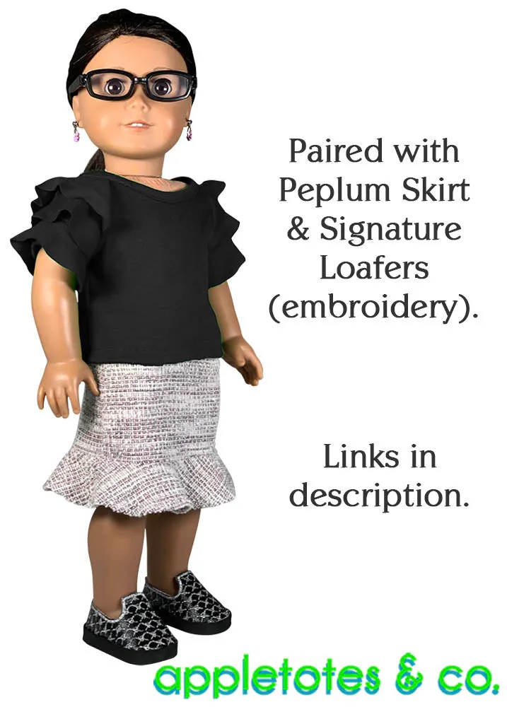 Carly Shirt 18 Inch Doll Sewing Pattern