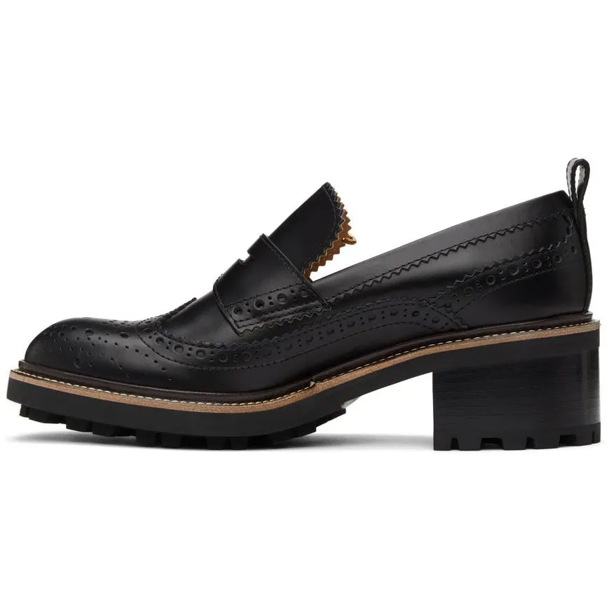 ChloÃ© Black Franne Loafers