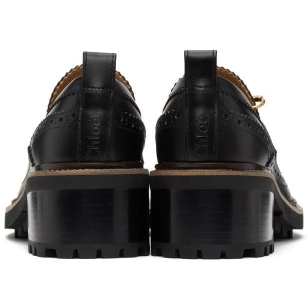 ChloÃ© Black Franne Loafers