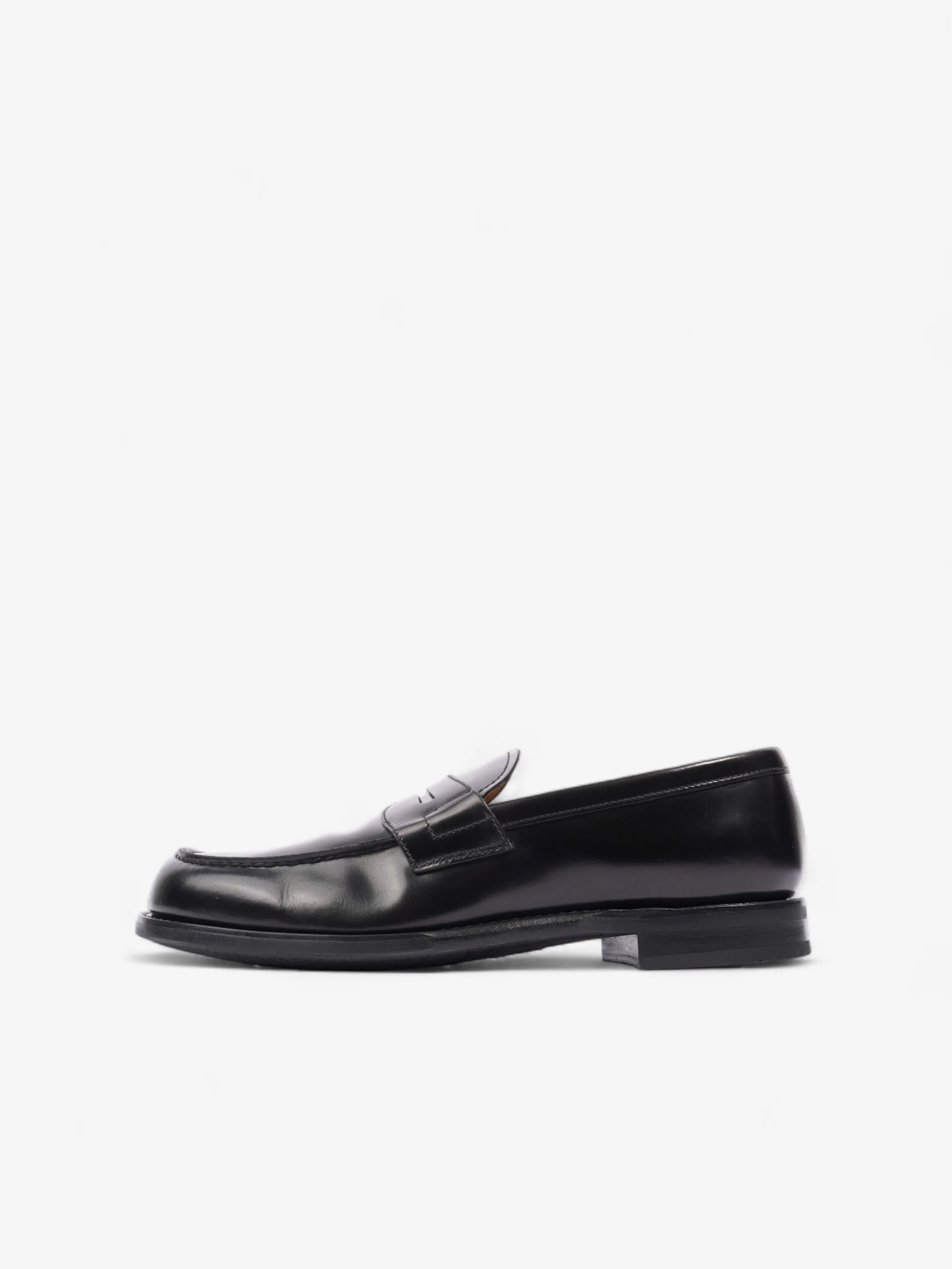 Church's Gateshead Loafers Black Calfskin Leather EU 42.5 UK 8.5