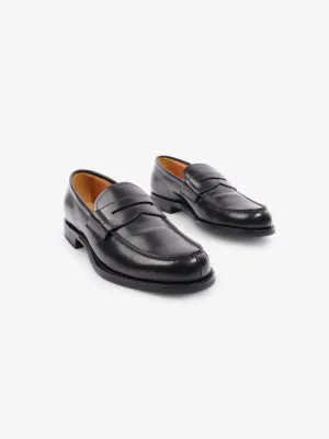 Church's Gateshead Loafers Black Calfskin Leather EU 42.5 UK 8.5