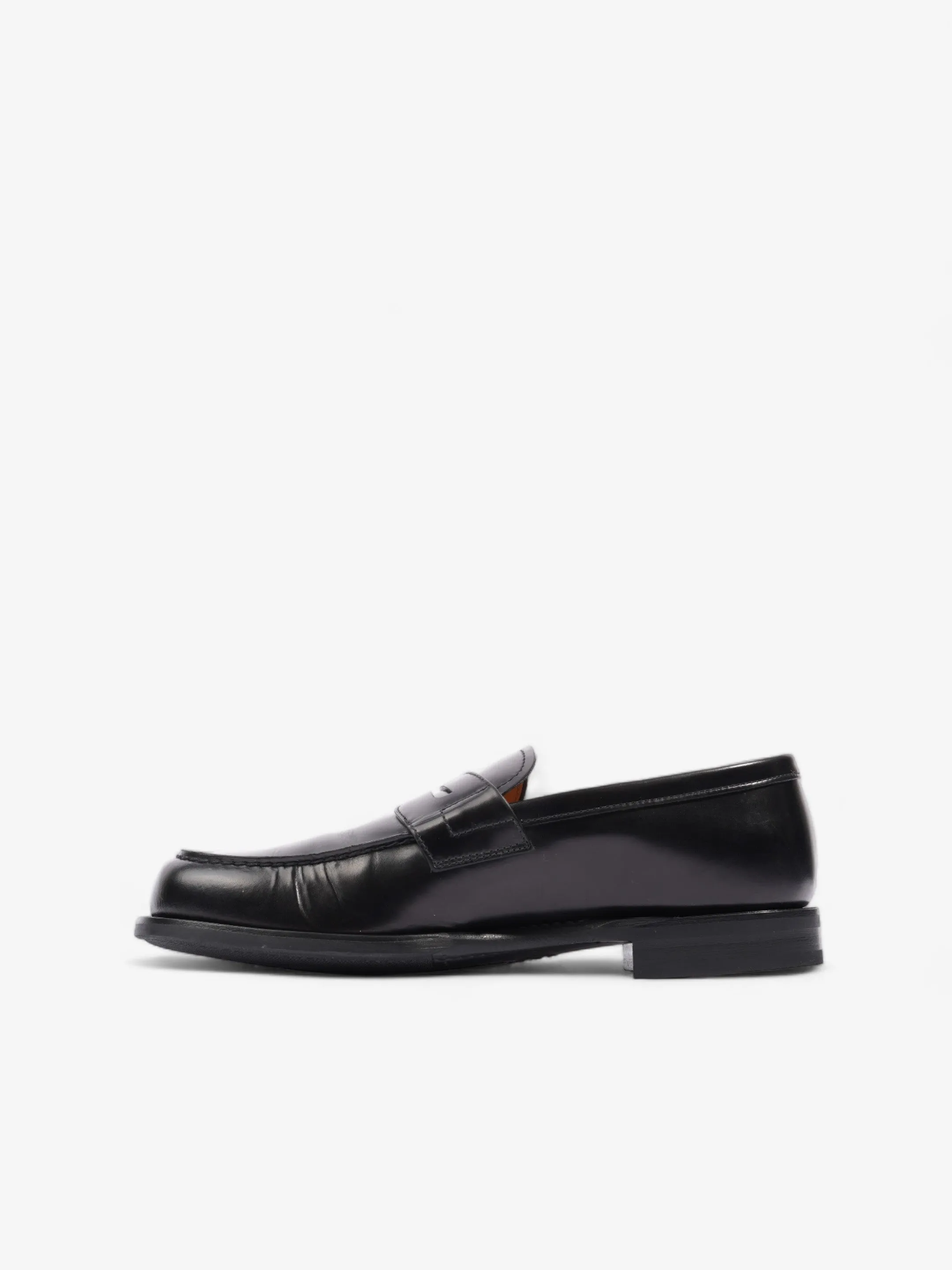 Church's Gateshead Loafers Black Calfskin Leather EU 42.5 UK 8.5