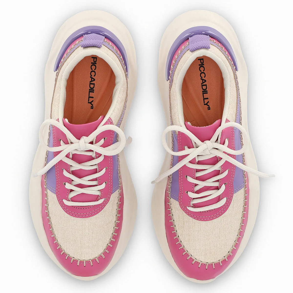 City Beat Chunk Sneakers - Fuchsia & Purple (939.005)