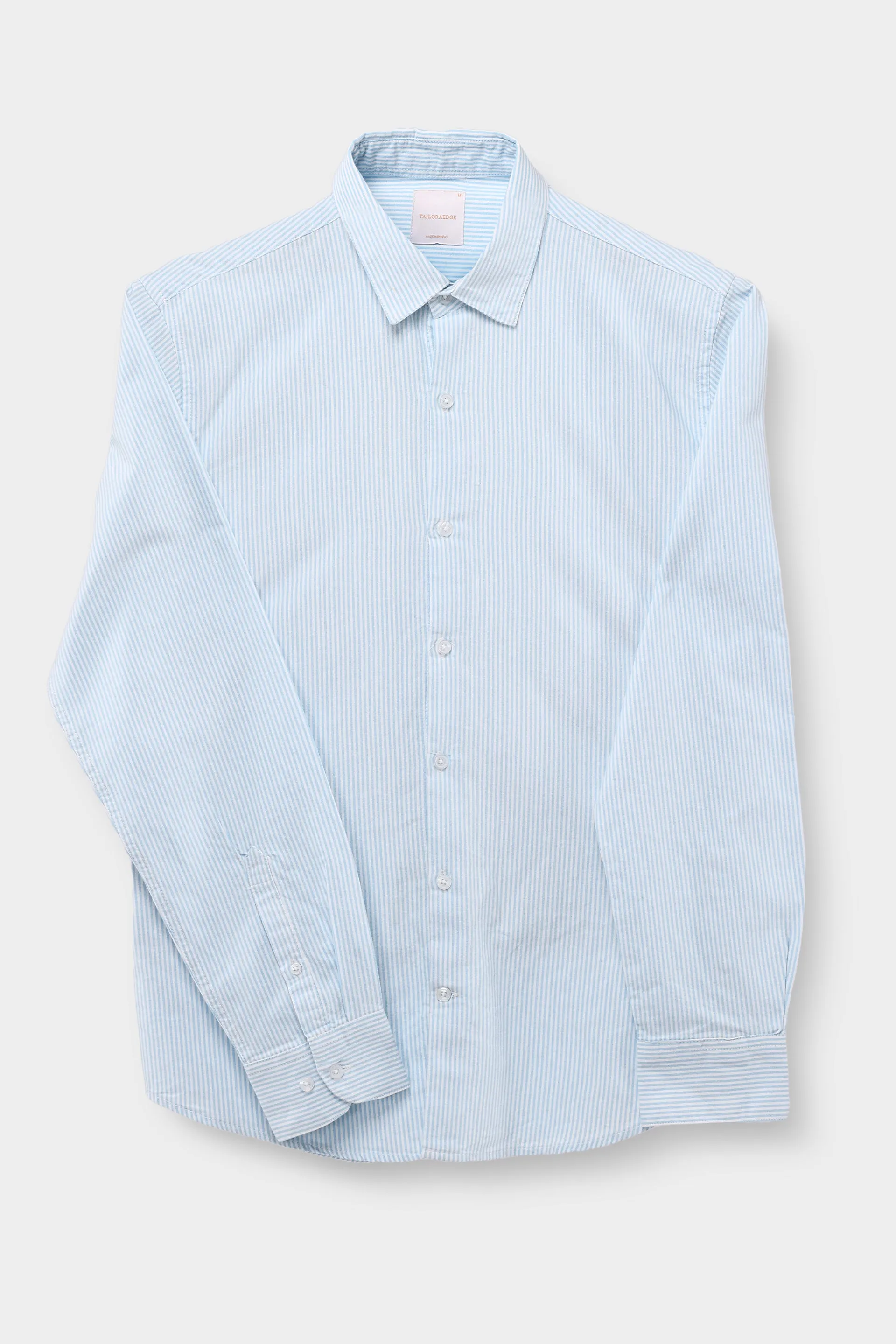 CLASSIC OXFORD STRIPE SHIRT IN BLUE