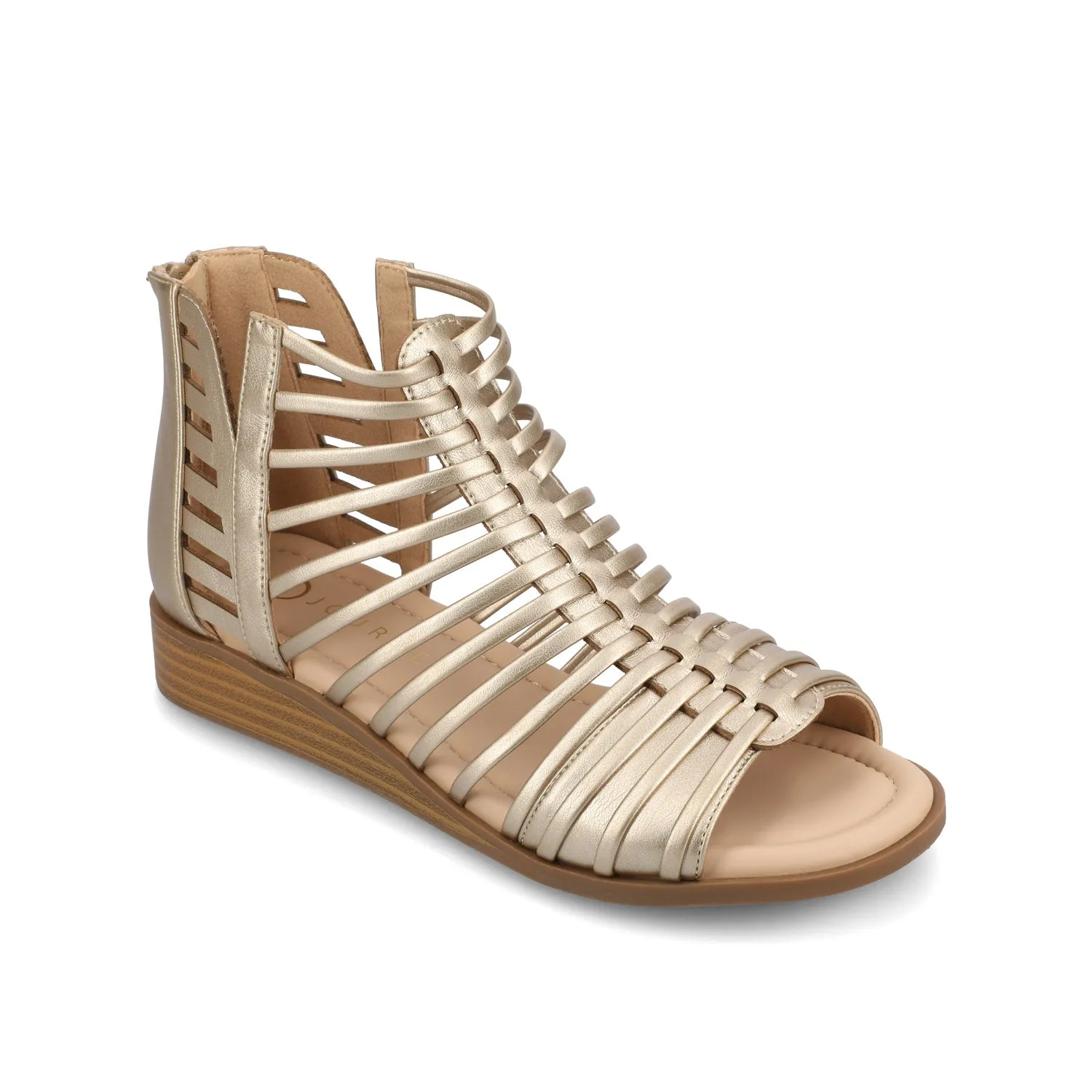 DELILAH GLADIATOR SANDALS IN STATEMENT WIDE