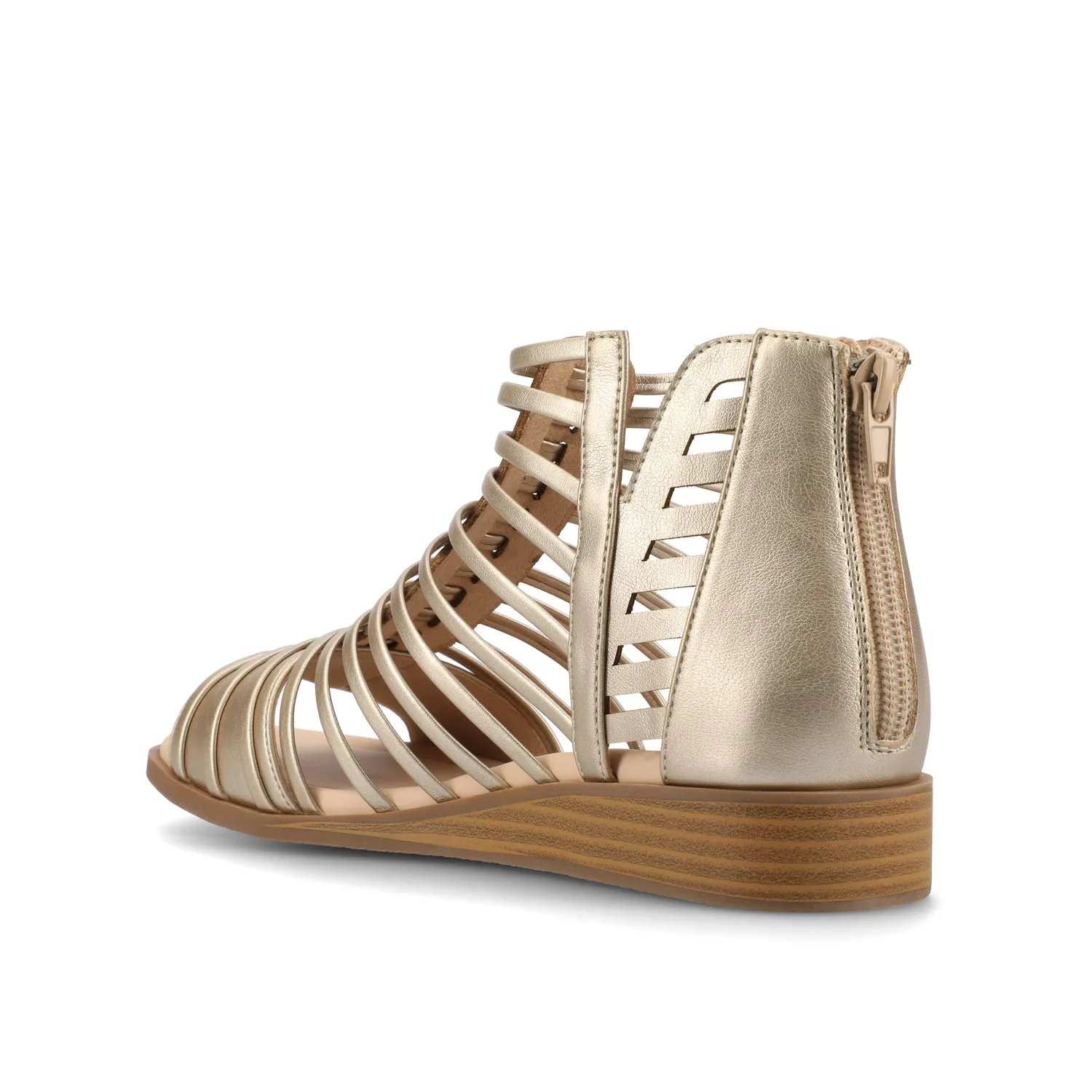 DELILAH GLADIATOR SANDALS IN STATEMENT WIDE