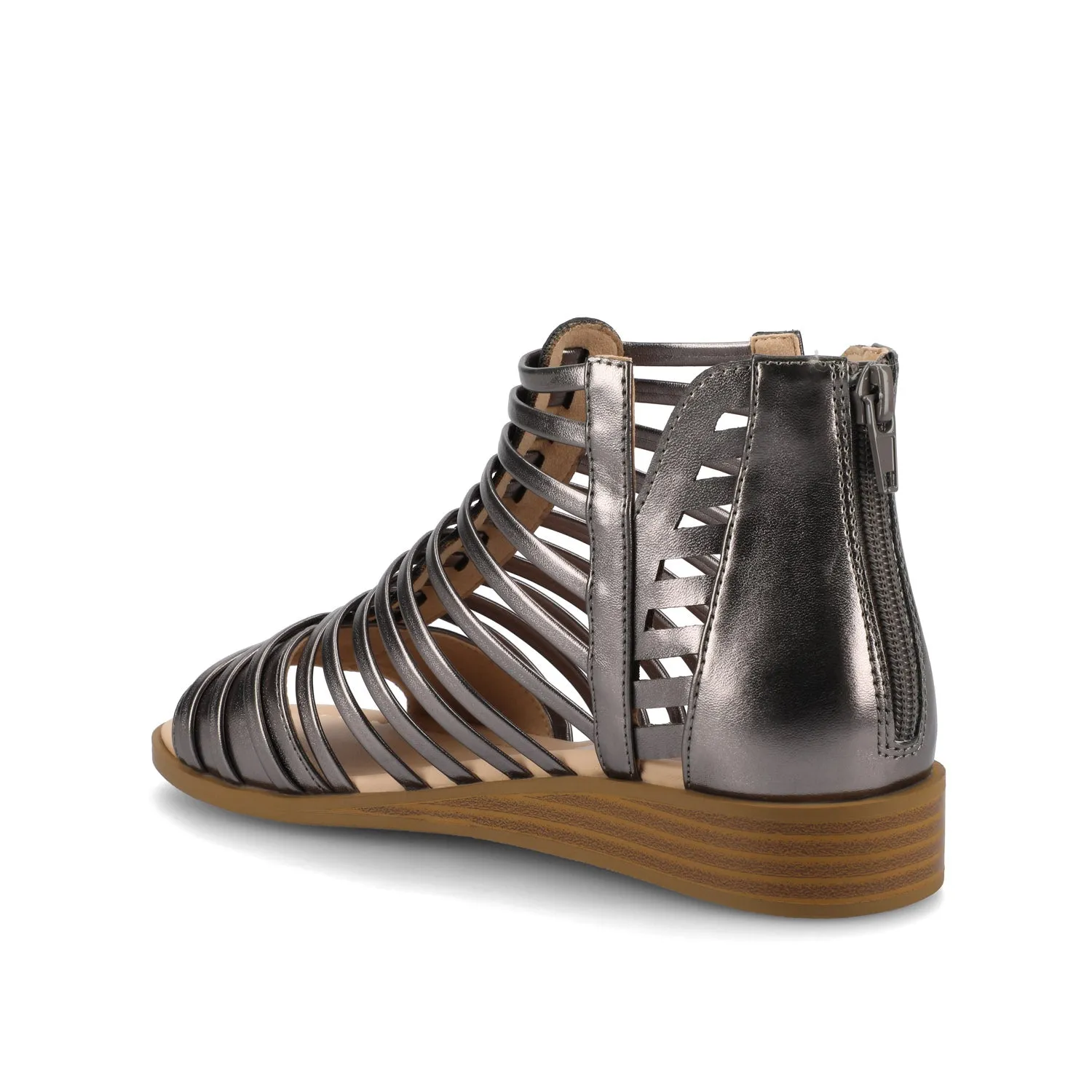 DELILAH GLADIATOR SANDALS IN STATEMENT WIDE