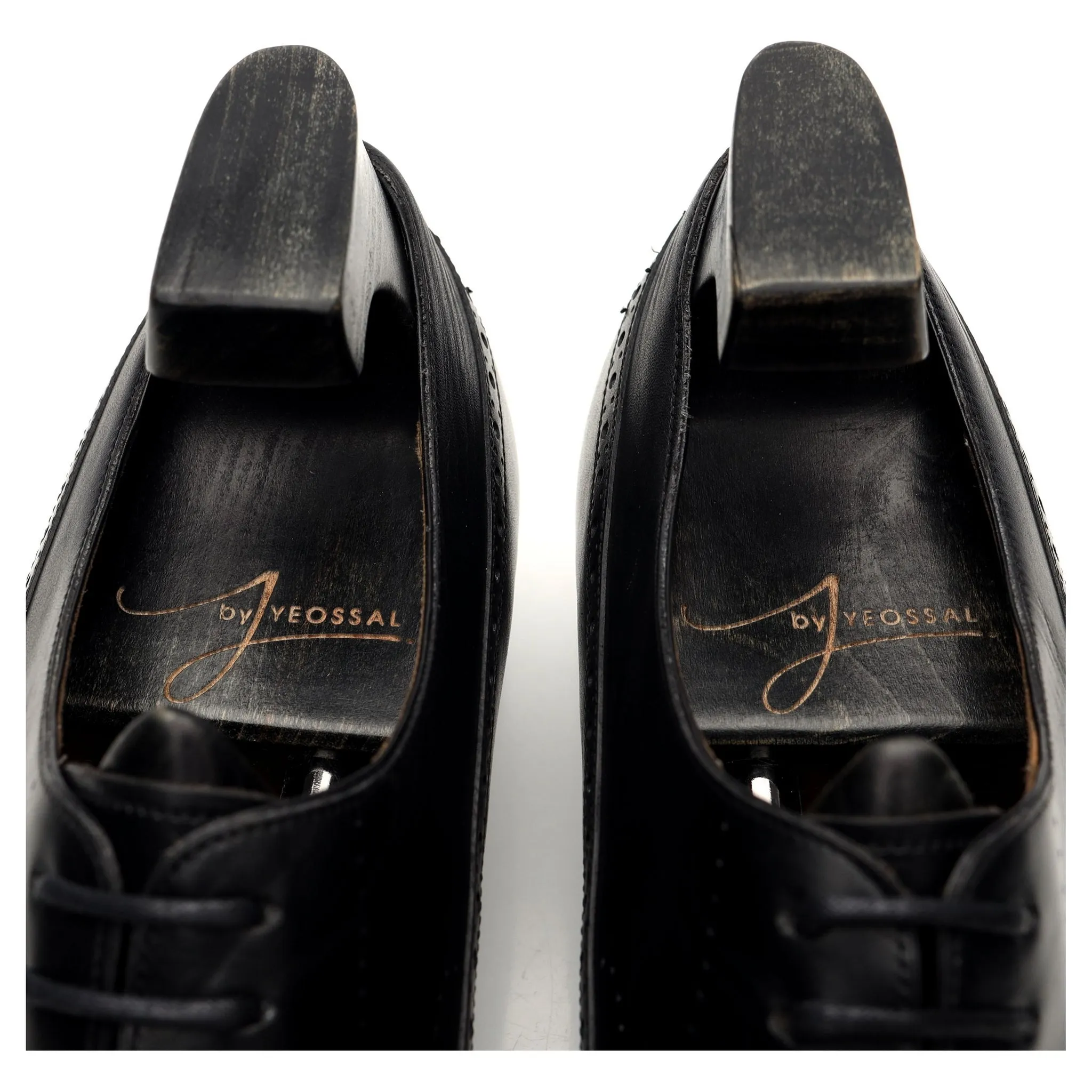 'Duxton' Black Leather Oxford Brogues UK 7.5 E