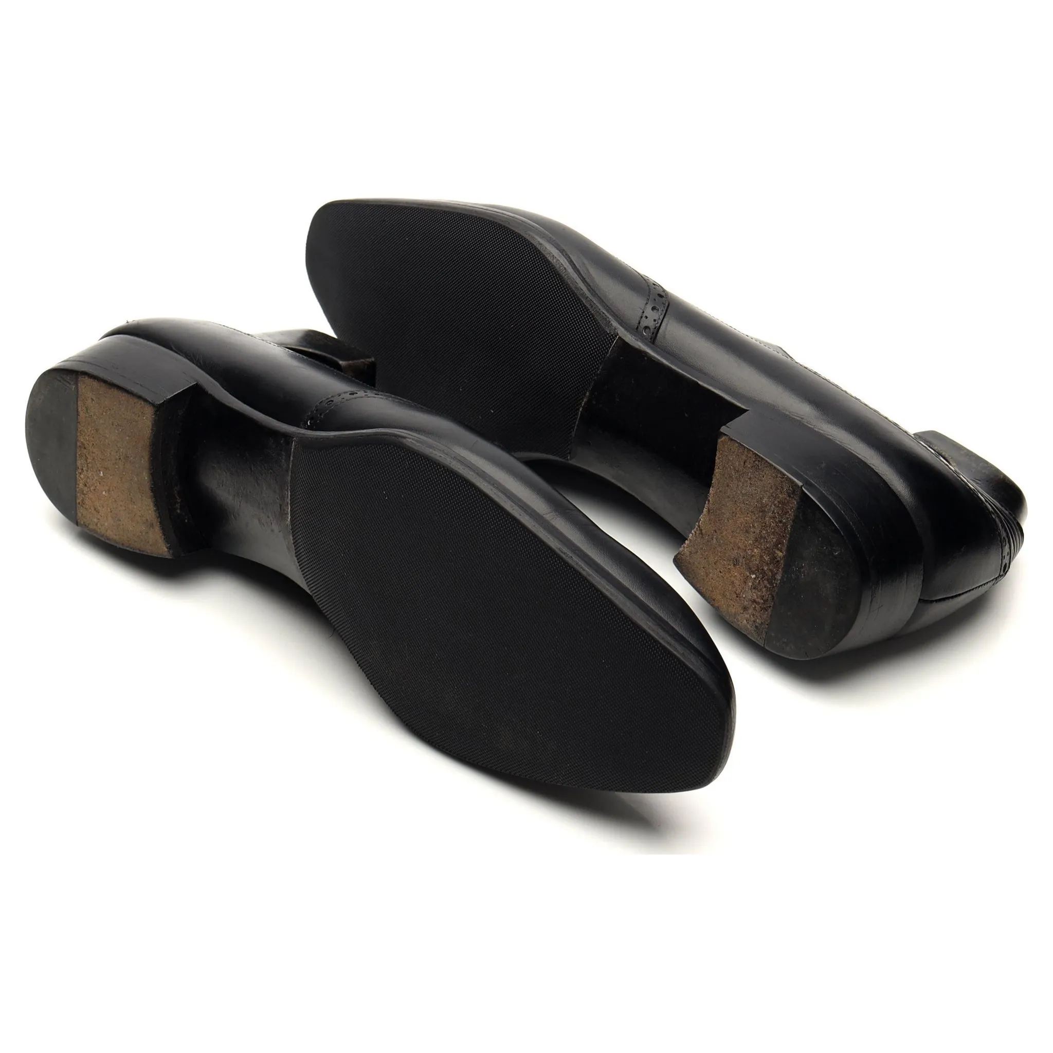'Duxton' Black Leather Oxford Brogues UK 7.5 E