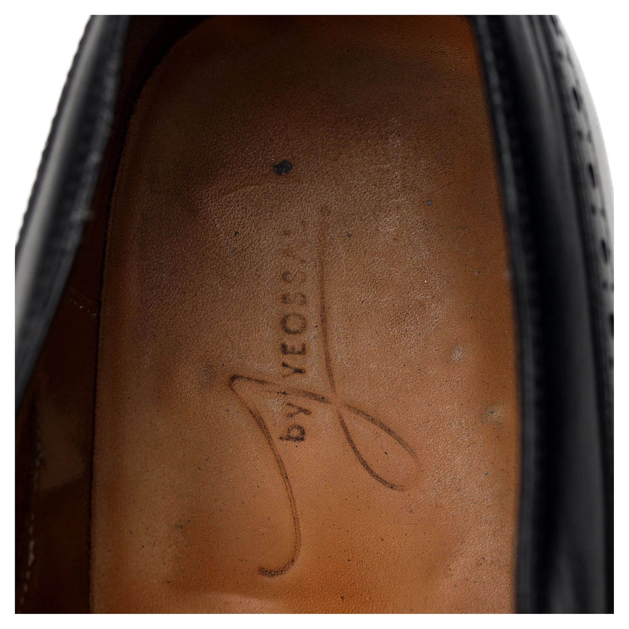 'Duxton' Black Leather Oxford Brogues UK 7.5 E
