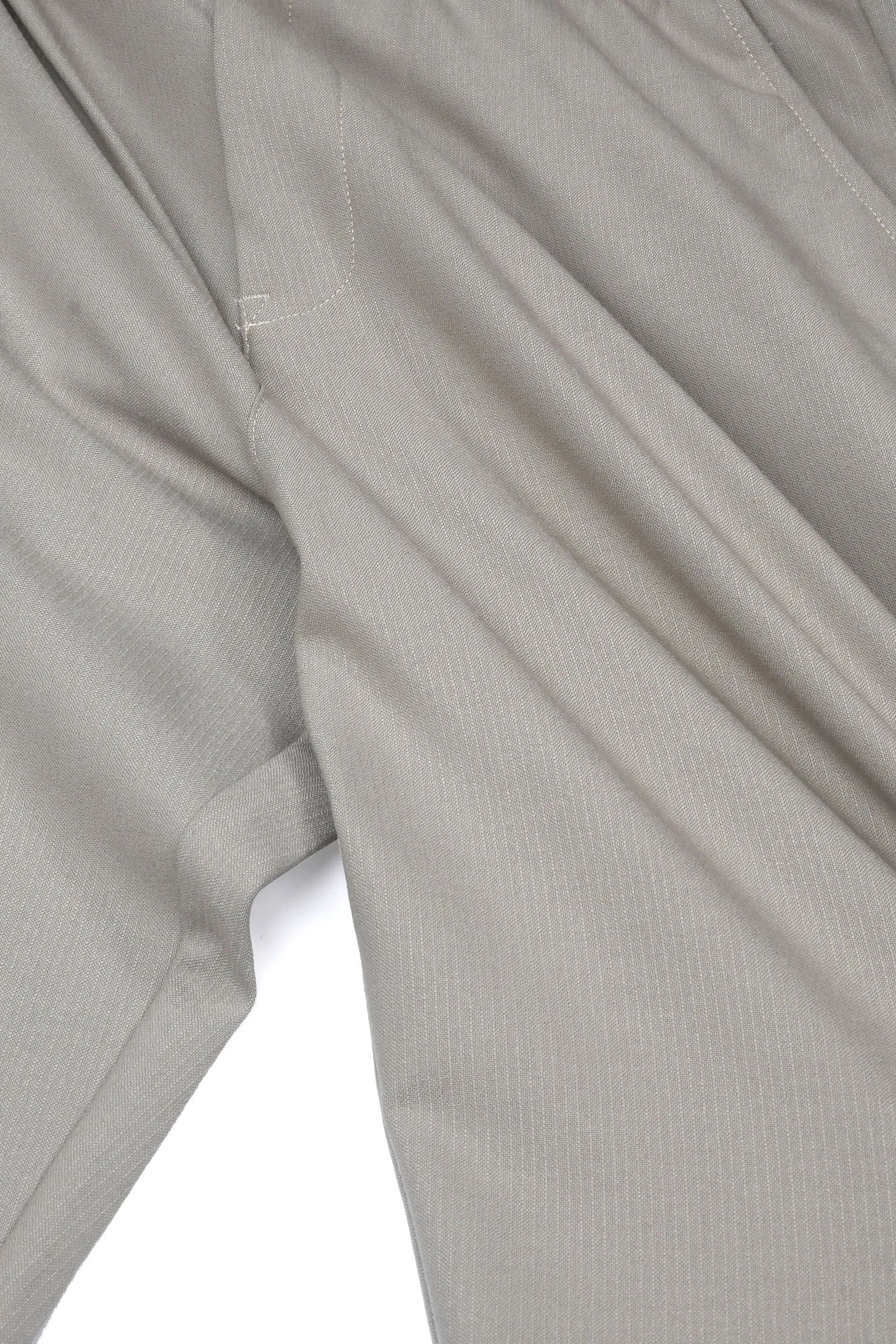 EASY IRON FLEXIWAIST RELAXED TROUSERS IN BEIGE