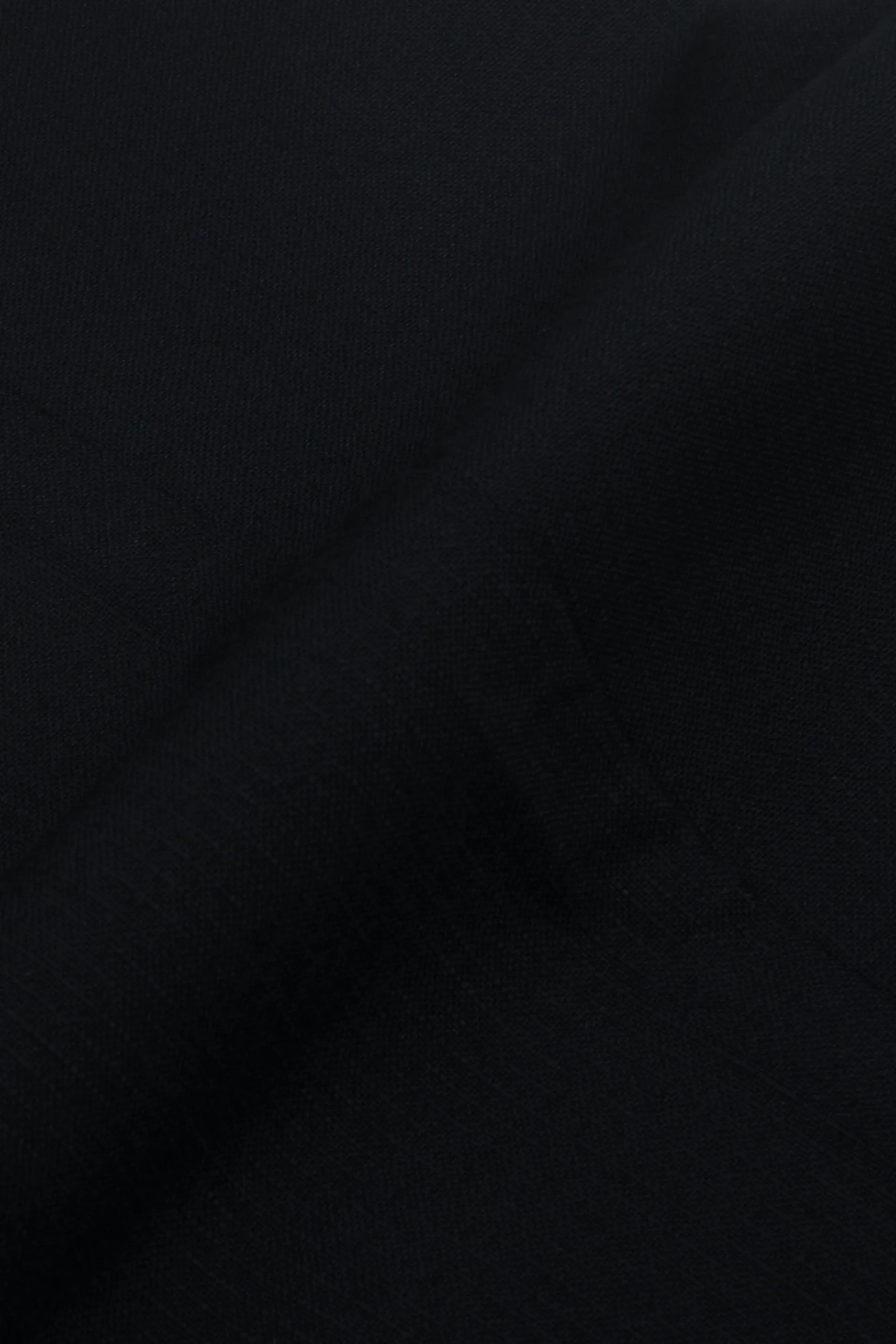 EASY IRON FLEXIWAIST RELAXED TROUSERS IN BLACK