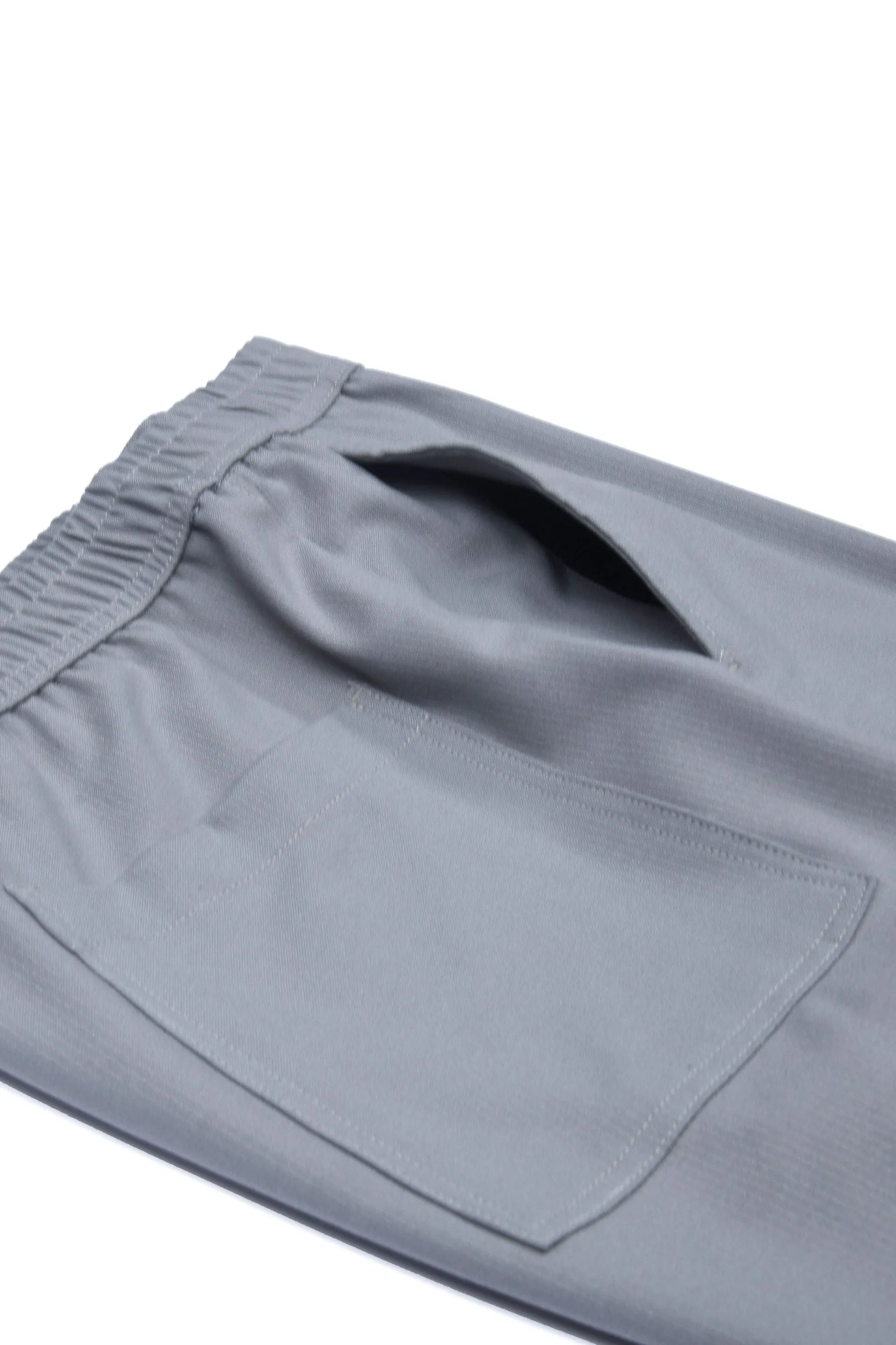 EASY IRON FLEXIWAIST RELAXED TROUSERS IN GREY