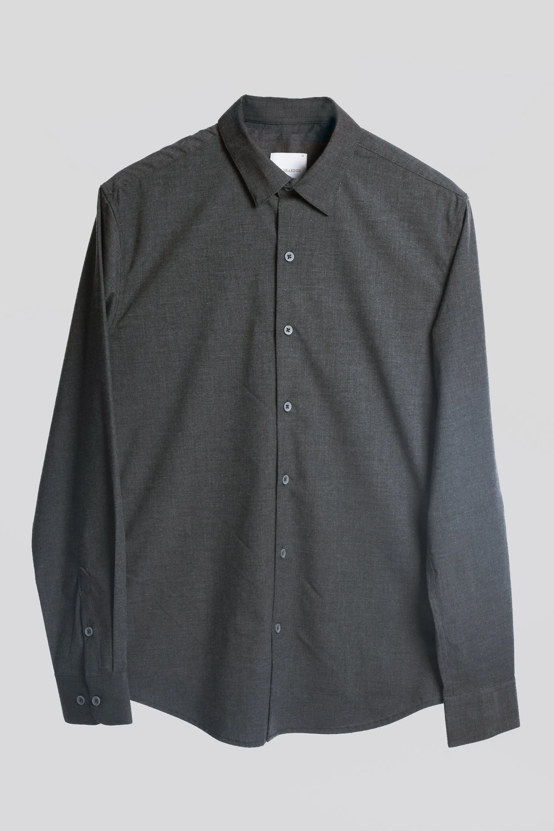 EASY IRON STRETCH SHIRT IN GREY