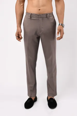 EASY IRON TAILORED TROUSERS IN BEIGE